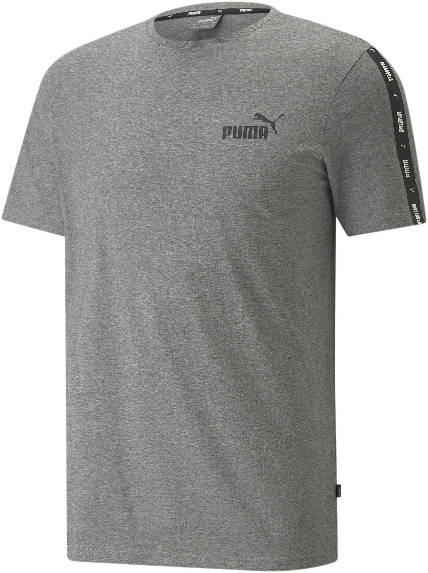 PUMA T-Shirt ESS+ TAPE TEE Medium Gray Heather