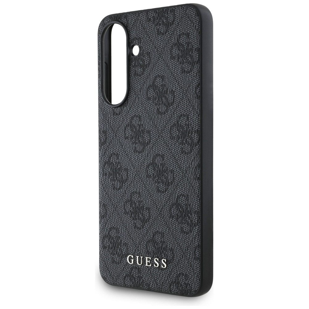 Guess Handyhülle Galaxy A56 Kunstleder grau Muster classic Logo goldfarbig 6,7 Zoll, Kantenschutz – Bild 5 von 5