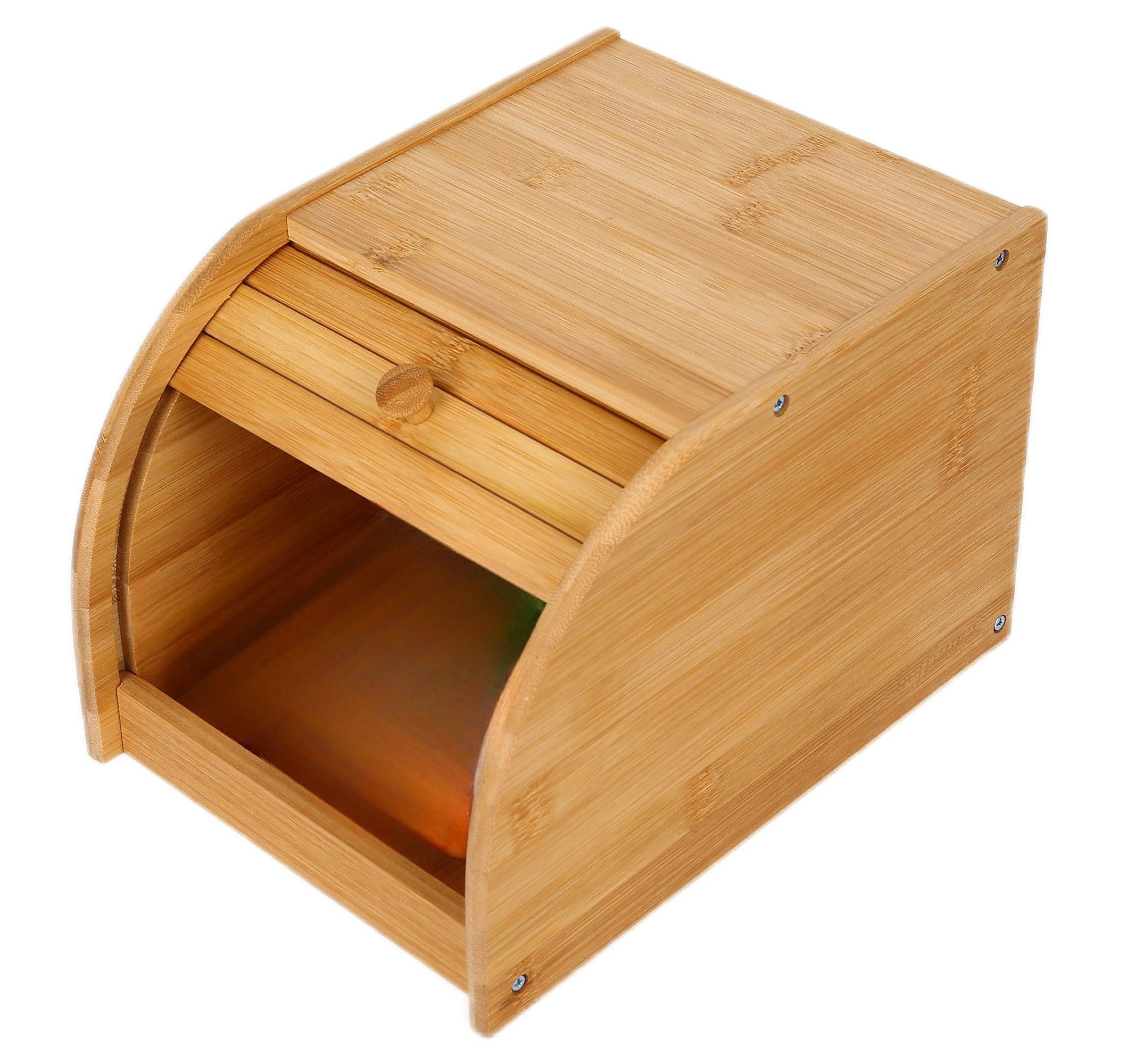 Cheffinger Brotkasten Kleiner Rollbrotkasten Brotkasten Brottopf Brotbox Brotbehälter