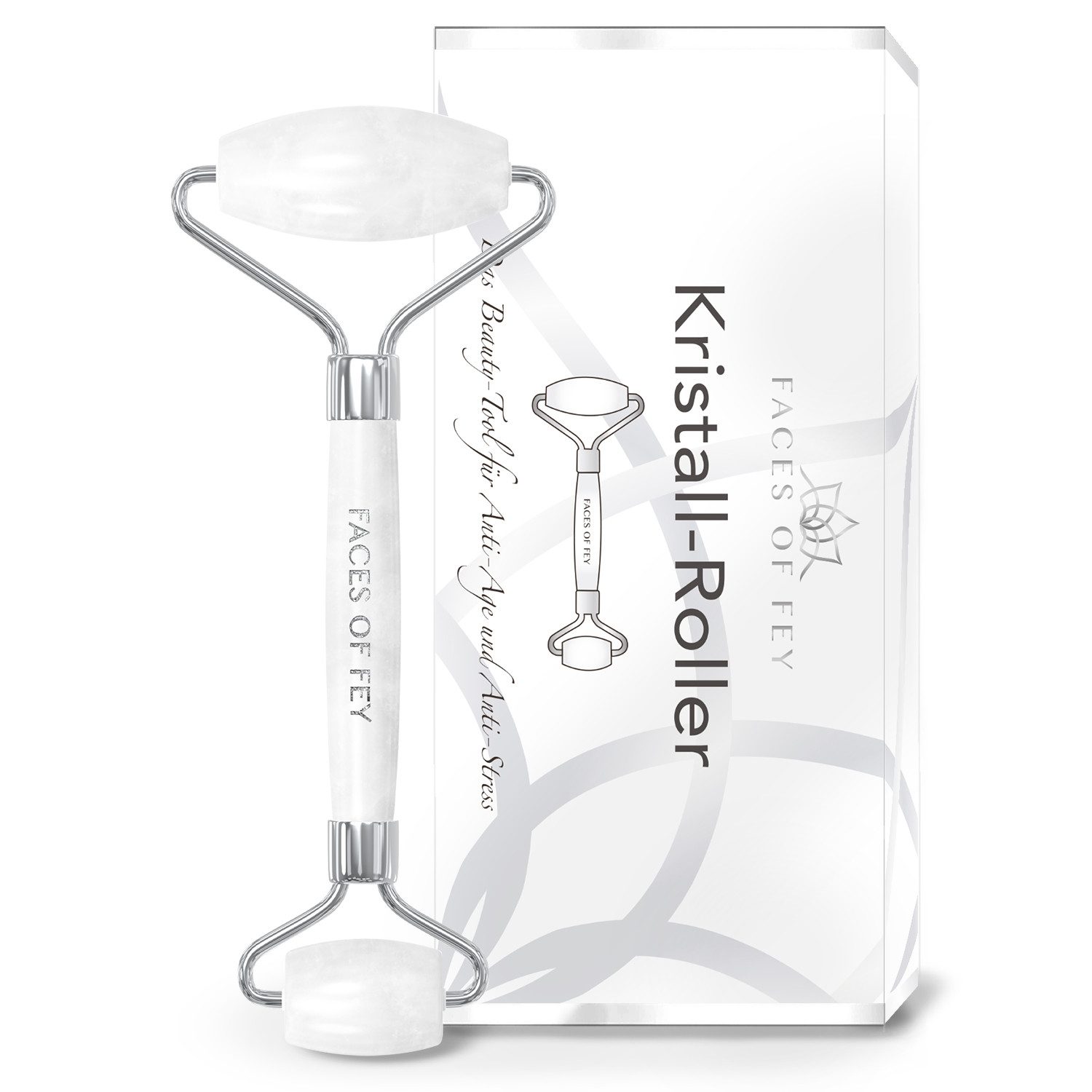 FACES OF FEY Gesichtsmassagegerät Kristall Roller, 1-tlg.