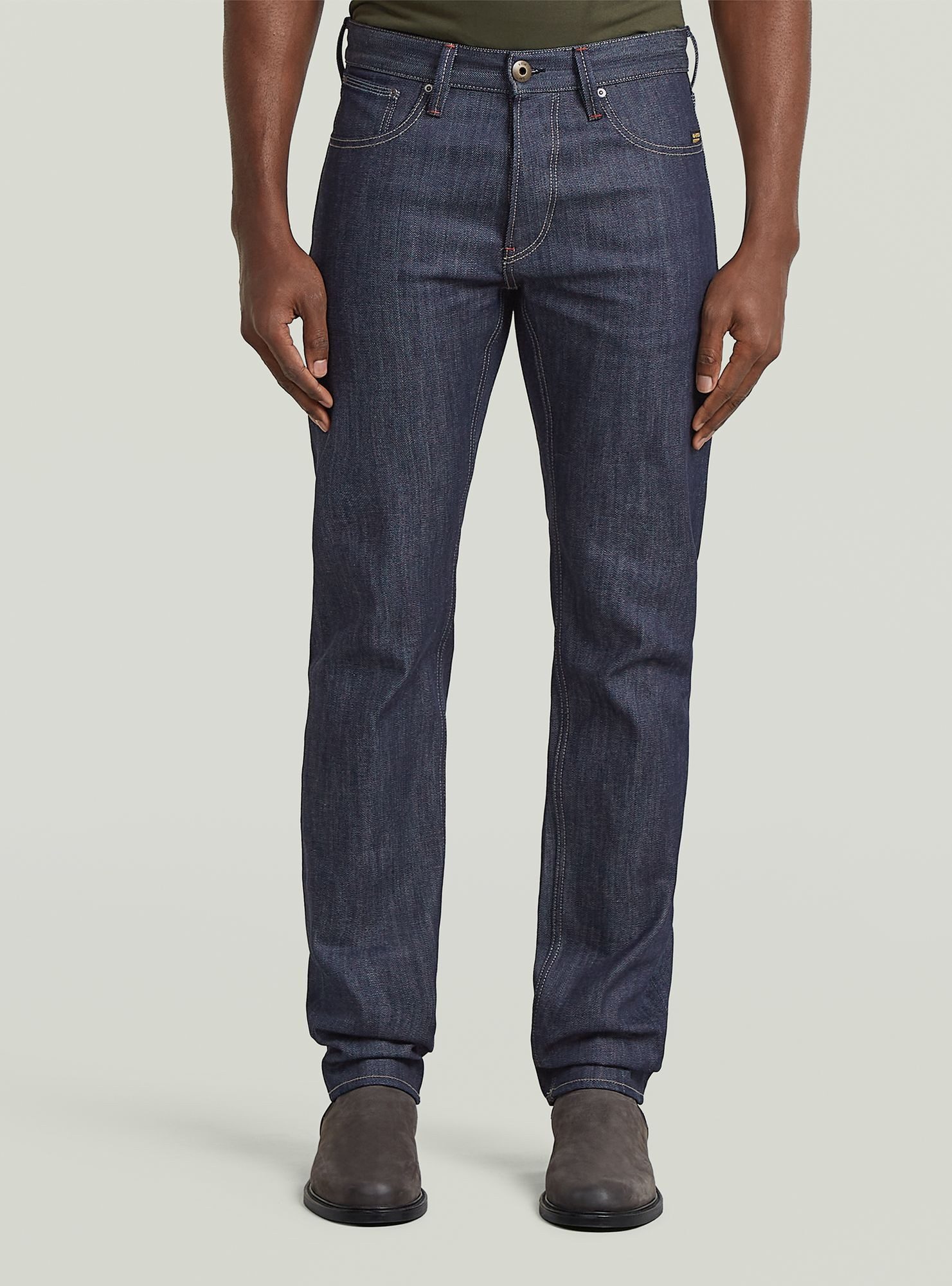 G-STAR 5-Pocket-Jeans Eng anliegende, konisch zulaufende Selvedge-Jeans
