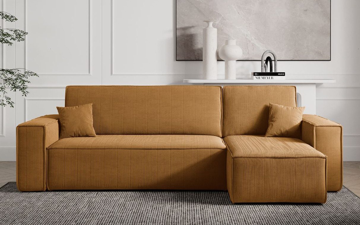 Compleo Ecksofa Cordsofa, Modern Couch-L, universelle günstig online kaufen