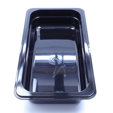 AcMax Thermobehälter GN 1/3 Polycarbonat schwarz GN-Behälter 2,4 Liter Tiefe 65mm