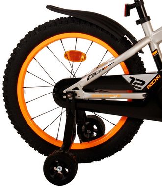 Volare Kinderfahrrad Kinderfahrrad Rocky Fahrrad für Jungen 18 Zoll Kinderrad in Grau