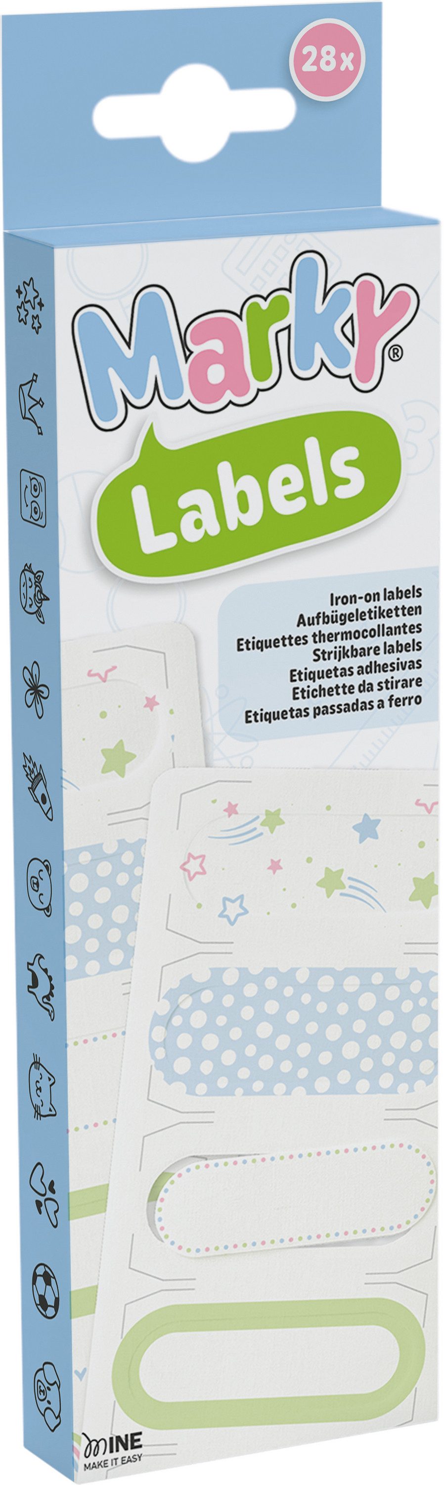 COLOP Sticker Colop Marky Iron-On Labels, (28-tlg)