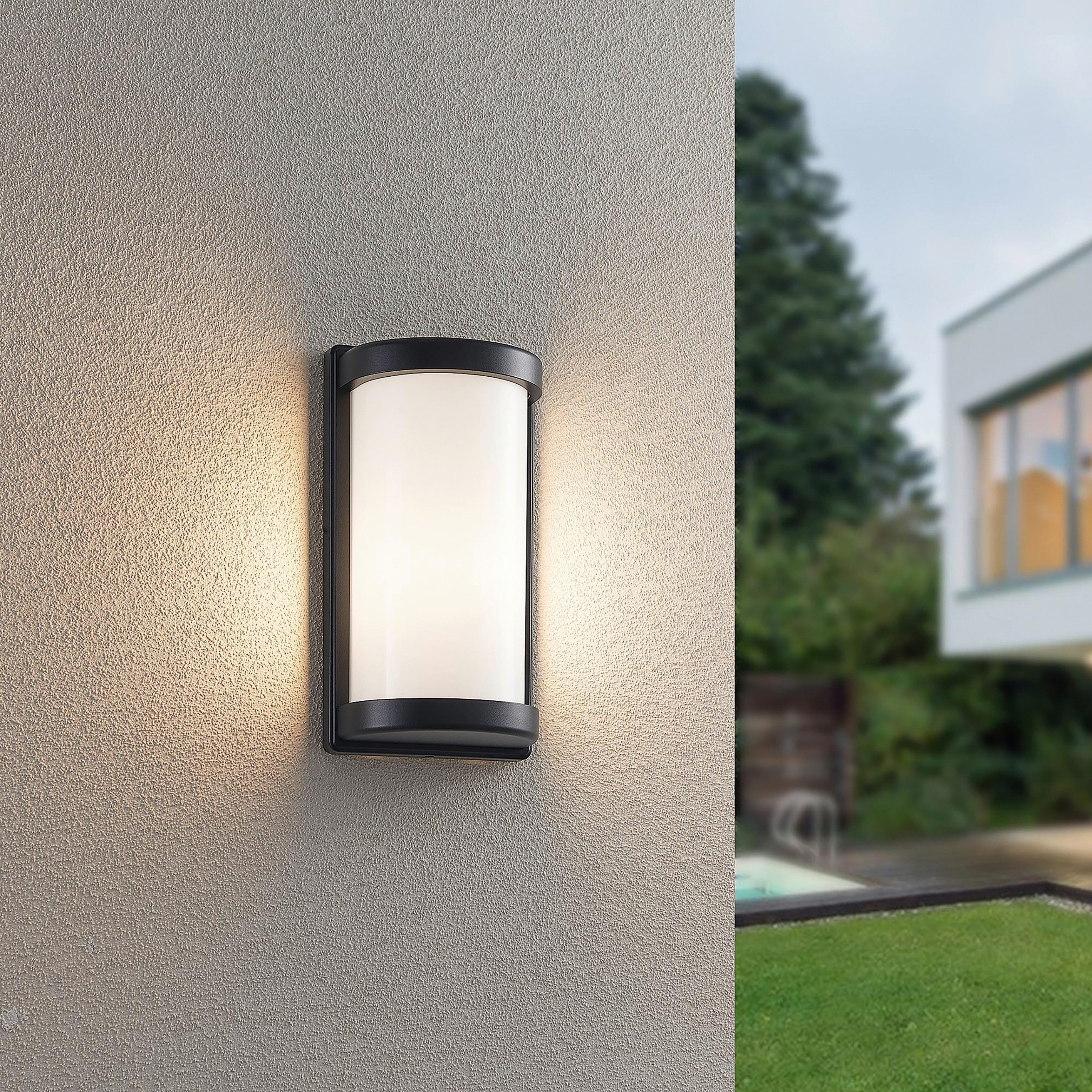 Reality Leuchten Außen-Wandleuchte PUELO, Outdoor Wandlampe Hauswand Fassad günstig online kaufen
