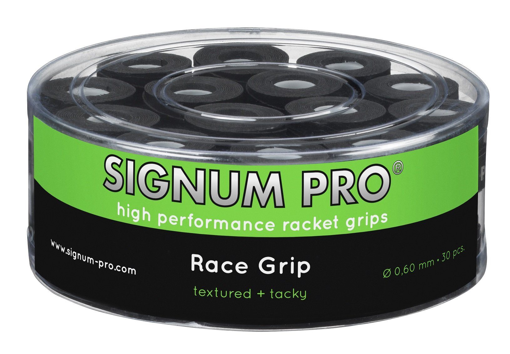 Signum Pro Griffband Overgrip Race 0.6mm schwarz 30er Box