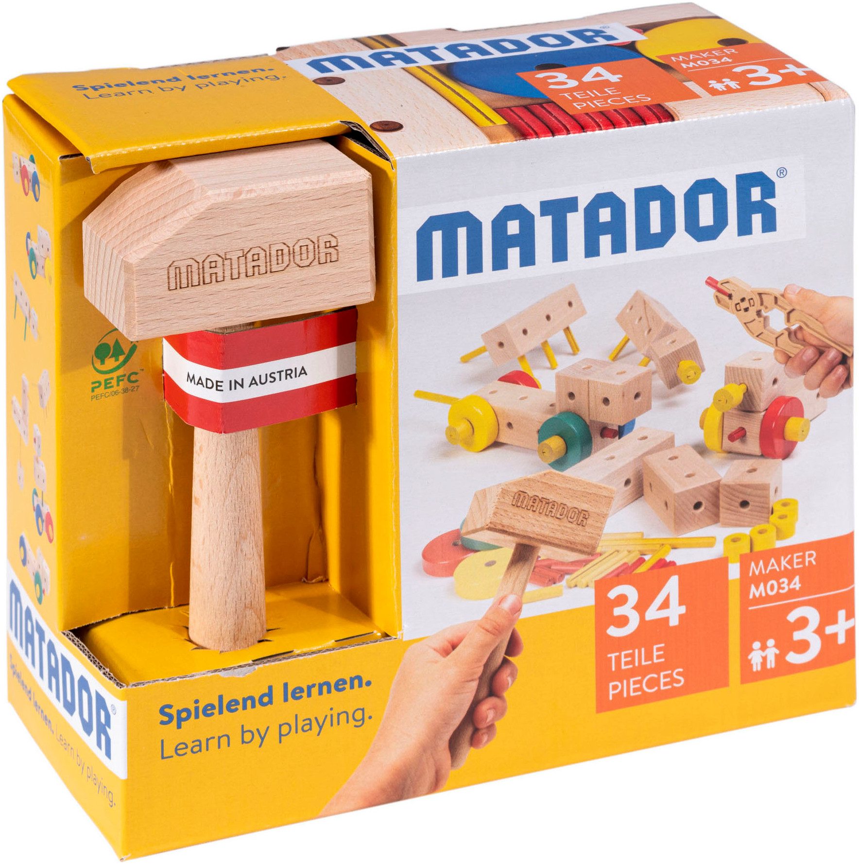 MATADOR Matador Maker M034 Holzbaukasten, (34 St)