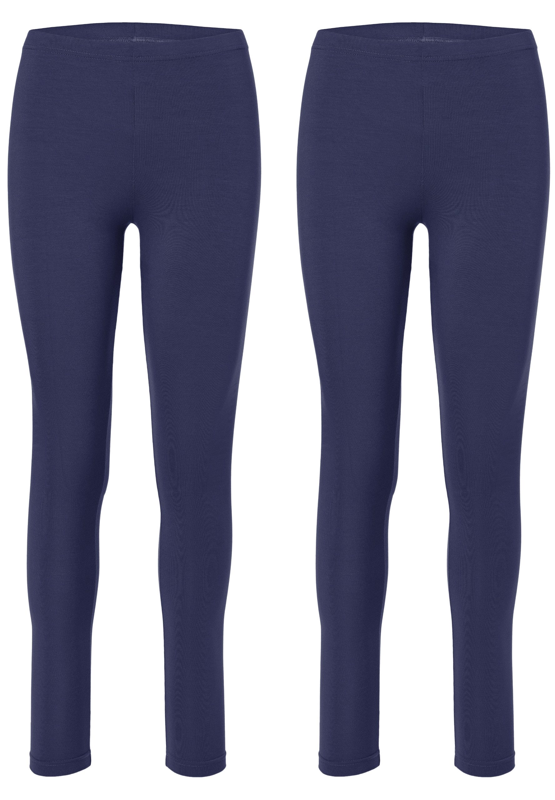 Merry Style Leggings 2er Pack Damen Hose aus Baumwolle MS10-198 (1-tlg)