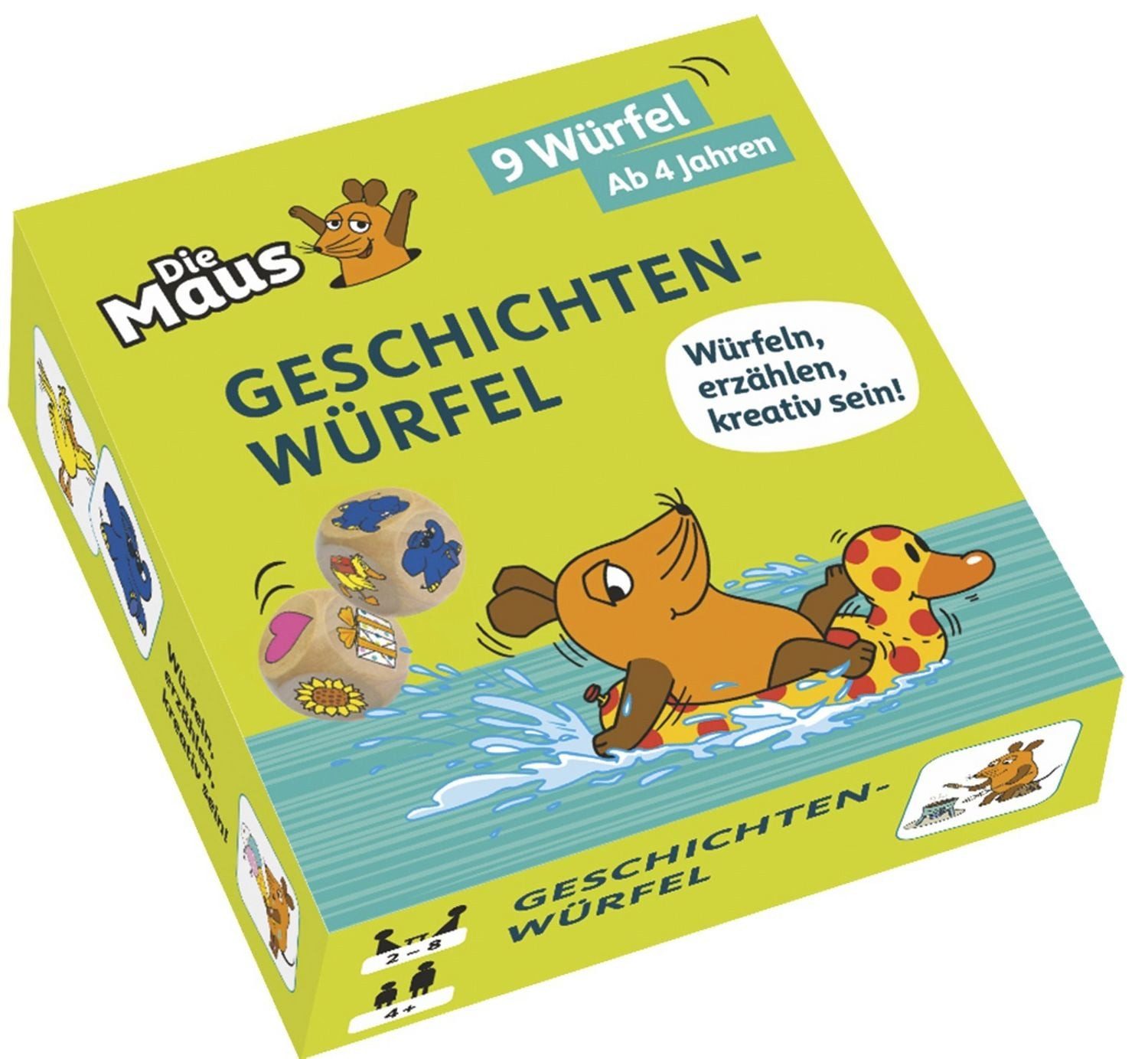 Geschichtenwürfel mit der Maus / diverse, Würfeln, erzählen, kreativ sein!