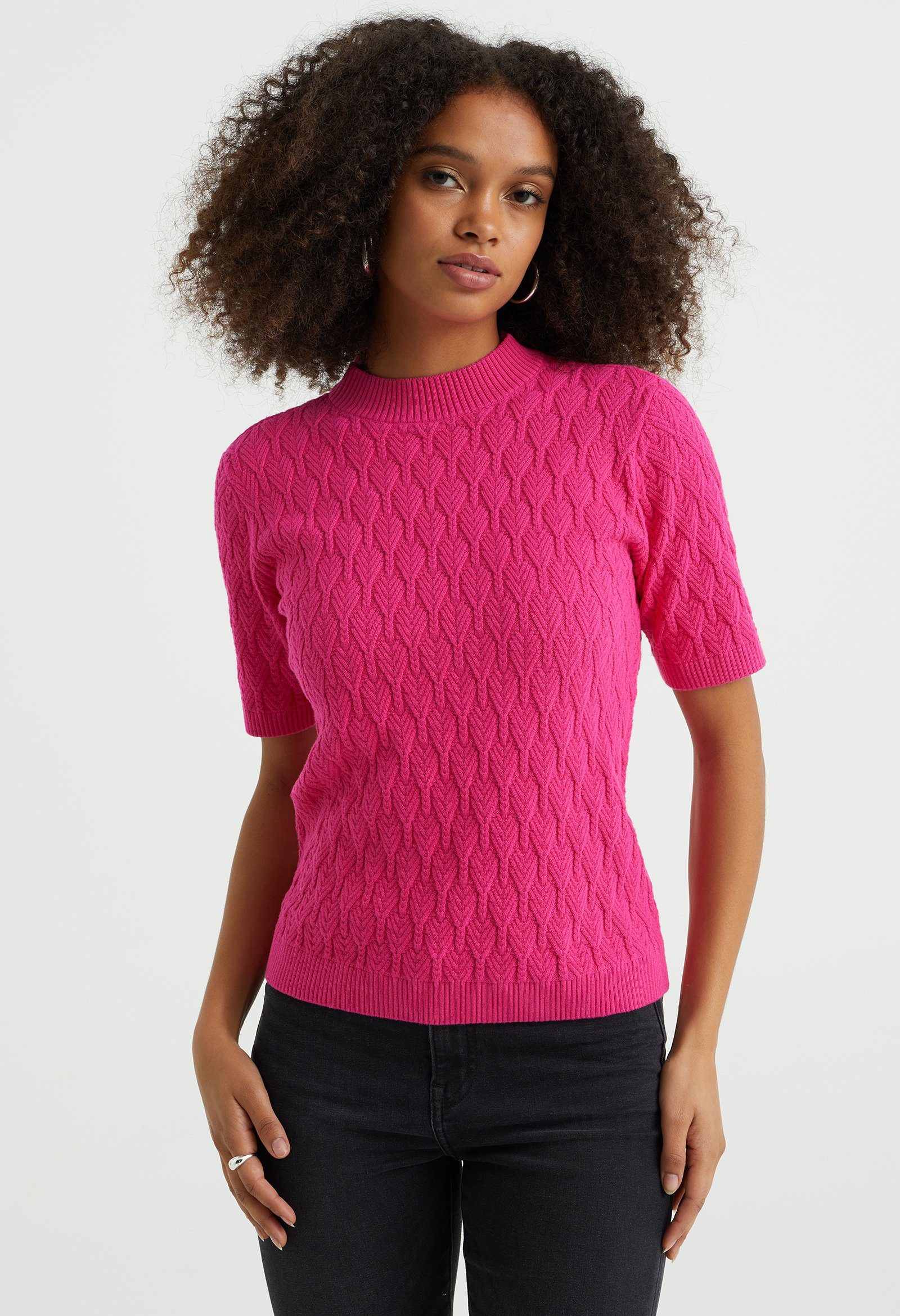 Rosa Fashion Longpullover (1-tlg) WE