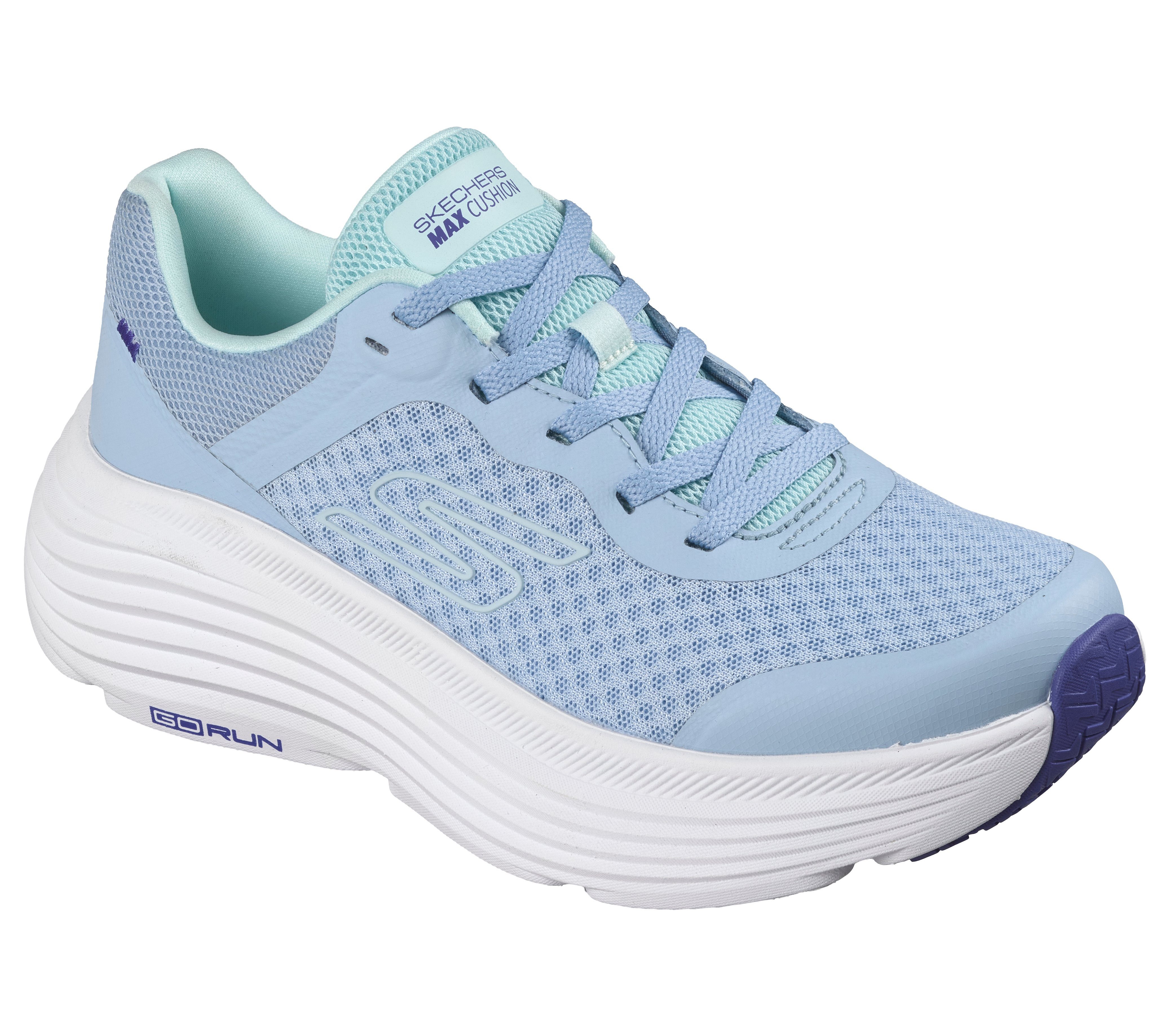 Skechers MAX CUSHIONING Sneaker Laufschuh, Sportschuh, Schnürschuh, Freizeitschuh mit Max Cushioning