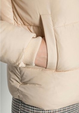 pieces Steppjacke Damen PCBEE NEW SHORTPUFFER Winterjacke Pufferjacke Creme Gr.M