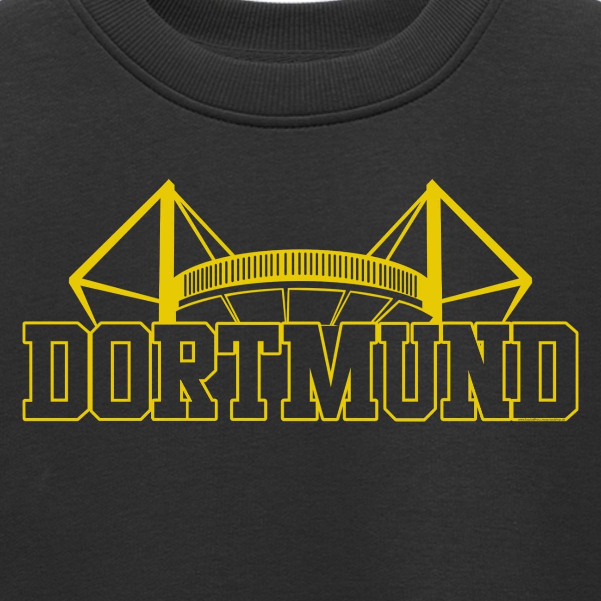 Spreadshirt Sweatshirt Dortmund Stadion Fußball Fan Kinder Premium Pullover (1-tlg)