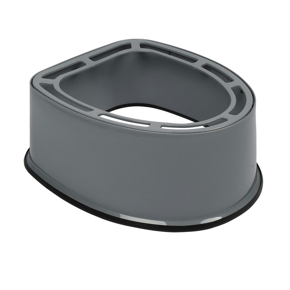 LALAHO Campingtoilette tragbar, mit Antirutschmatte, tragbare Toilette mit abnehmbarem Eimer, Outdoor-Toilette tragbare Mobile,Camping-Einbautoilette – Bild 4 von 5