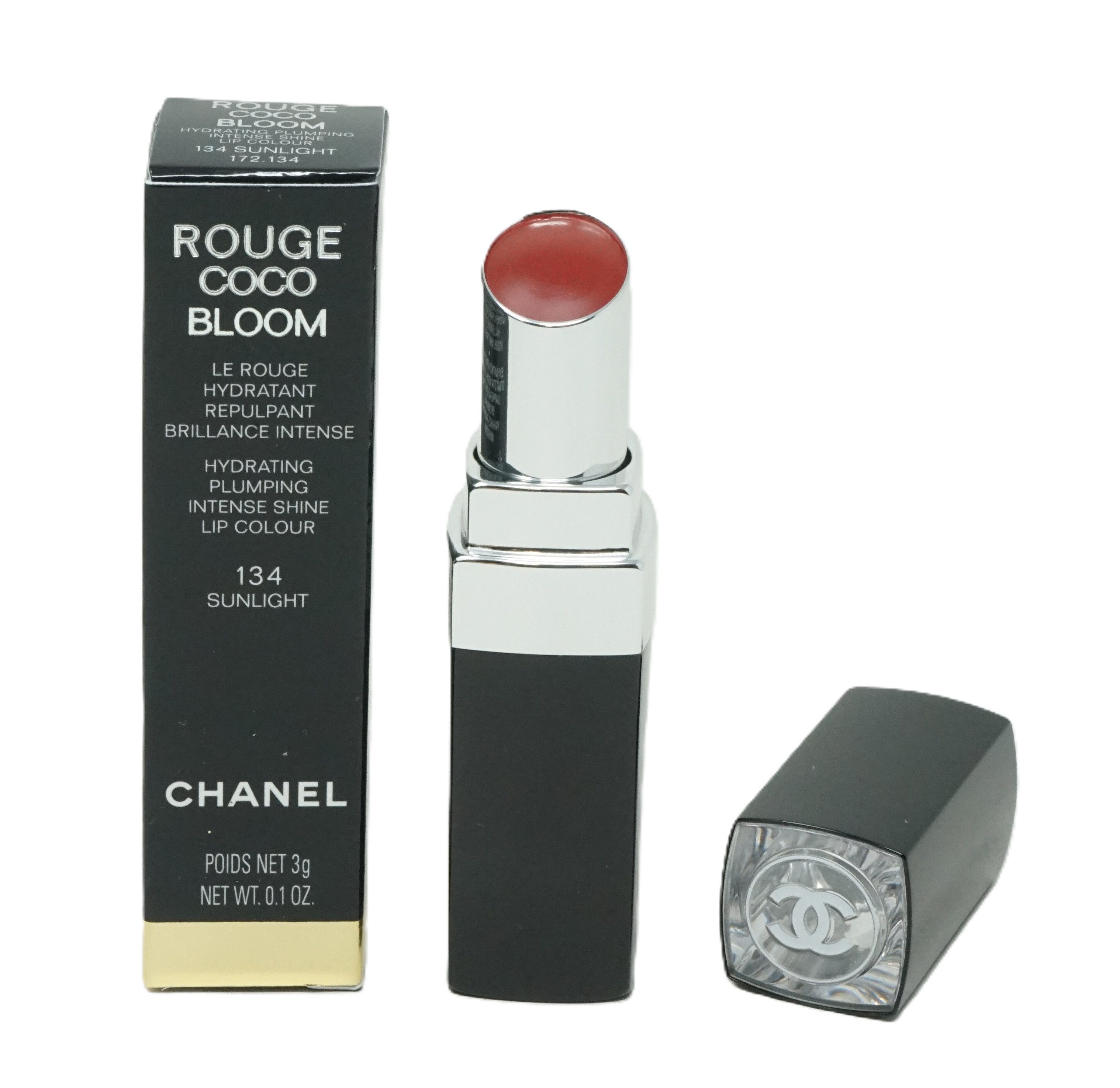 CHANEL Lippenstift Chanel Rouge Coco Bloom Lippenstift 134 Sunlight 3g