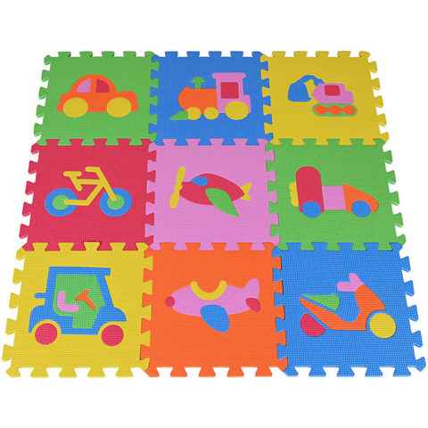 Knorrtoys® Puzzle Verkehr, 10 Puzzleteile, Puzzlematte, Bodenpuzzle