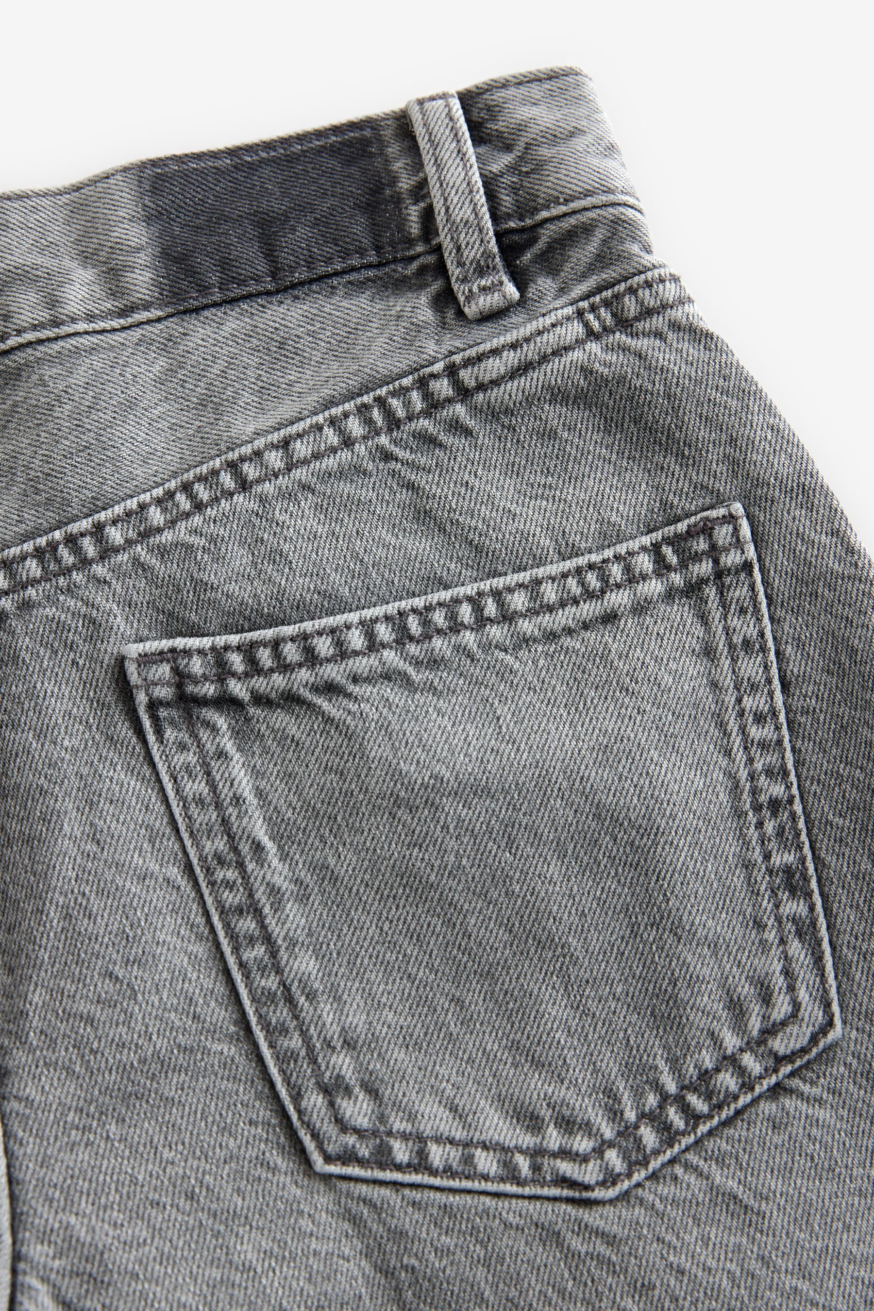 Next Weite Jeans Jeans mit weitem Bein, Kurzgröße (1-tlg)