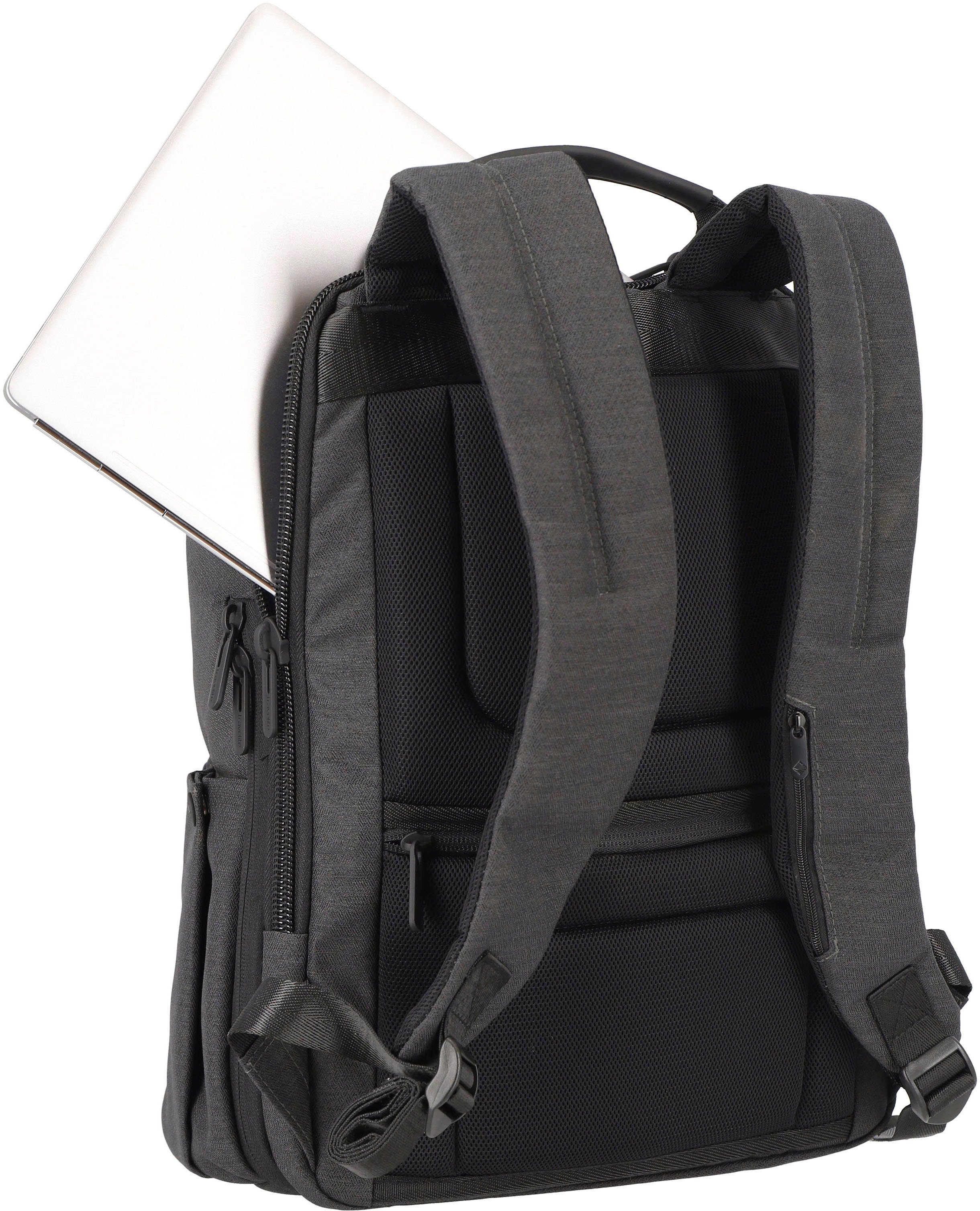 Rucksack cm, anthrazit, Meet, Anthrazit erweiterbar 4 travelite 41