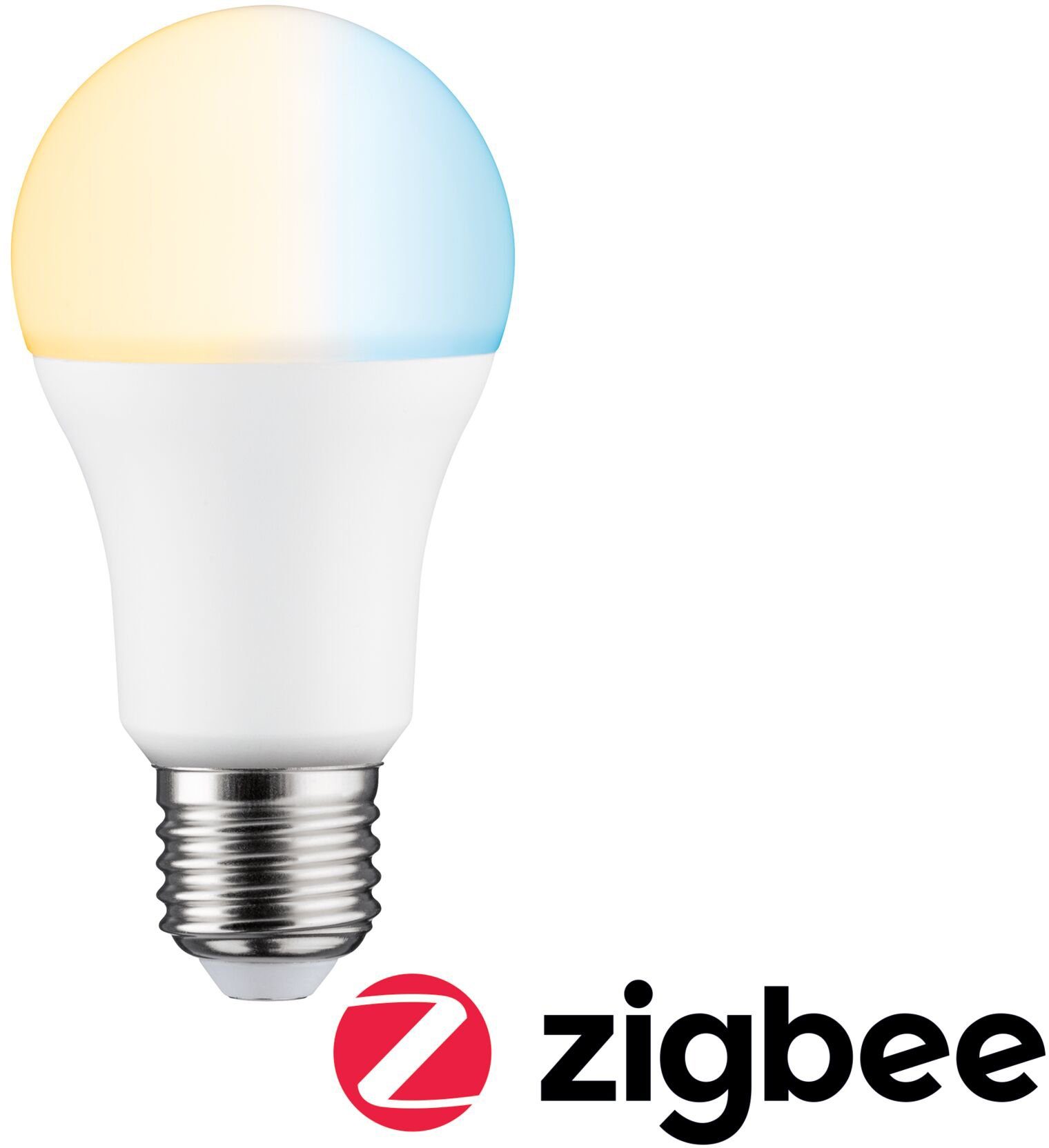 Paulmann LED-Leuchtmittel Smart Home Zigbee Standardform 9 W Matt E27 2.700 - 6.500K, E27, 1 St., Warmweiß, Tunable White | Leuchtmittel