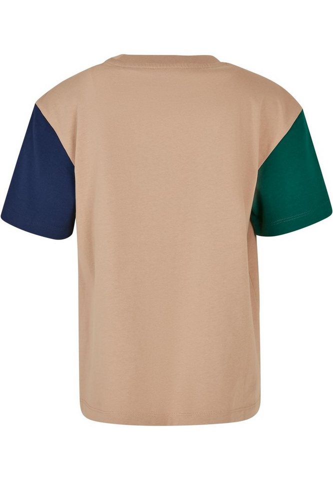 URBAN CLASSICS Kurzarmshirt Kinder Boys Organic Oversized Colorblock Tee (1- tlg)