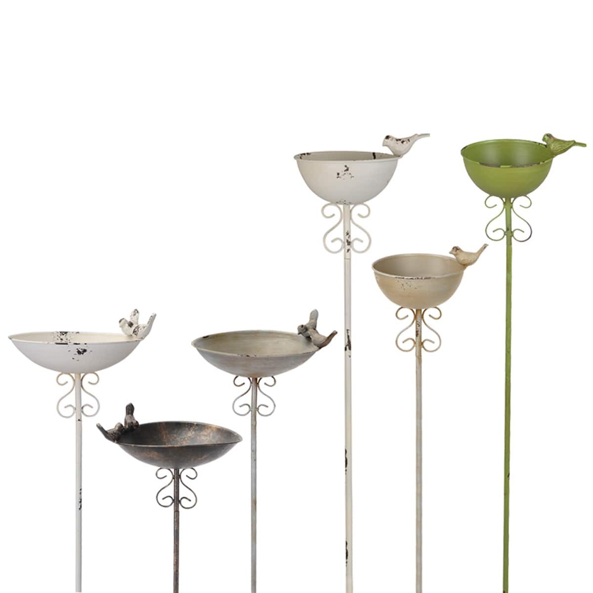 matches21 HOME & HOBBY Gartenstecker Vogelbad günstig online kaufen