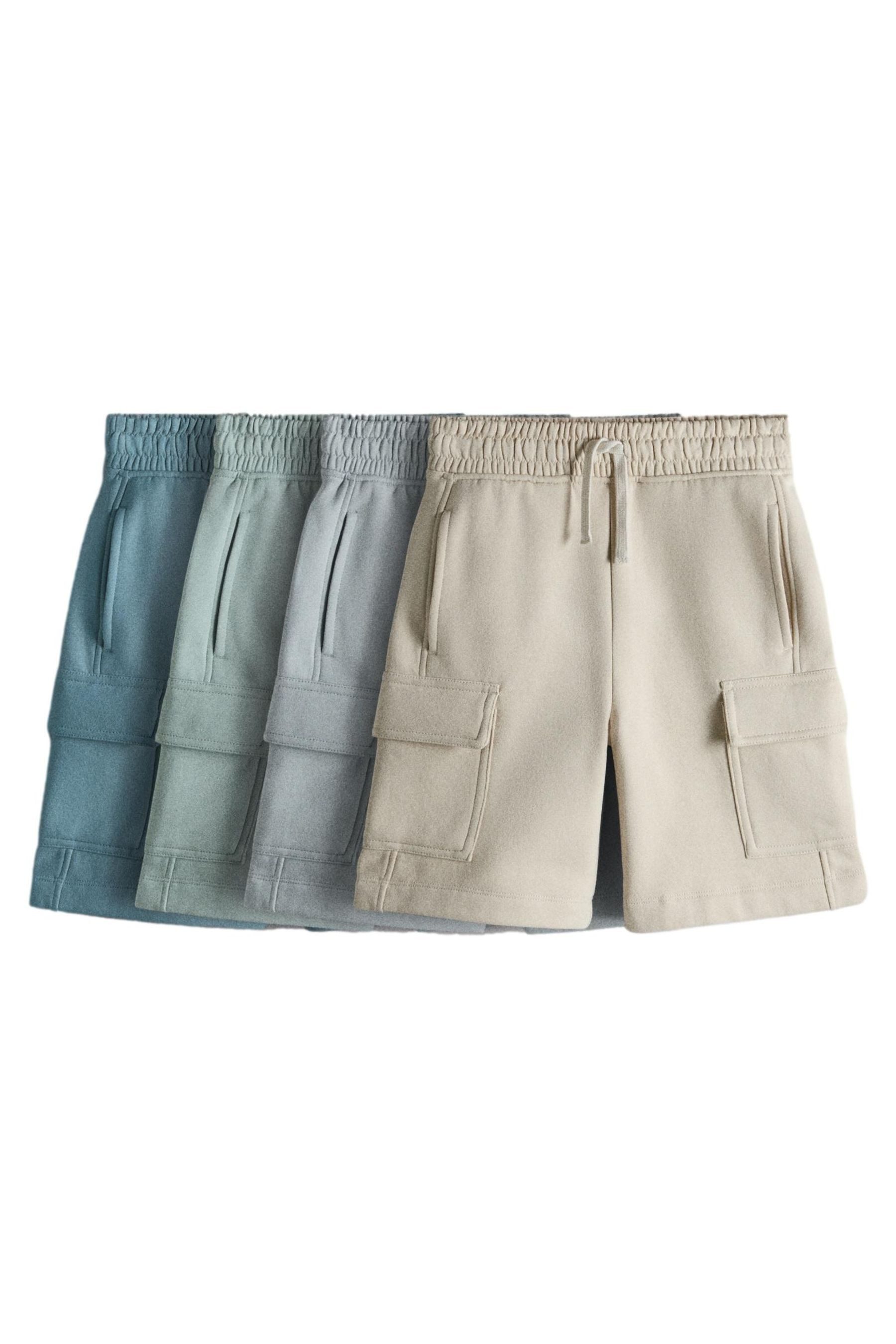 Shorts The Set Jersey-Sweatshorts mit Tasche, 4er-Pack
