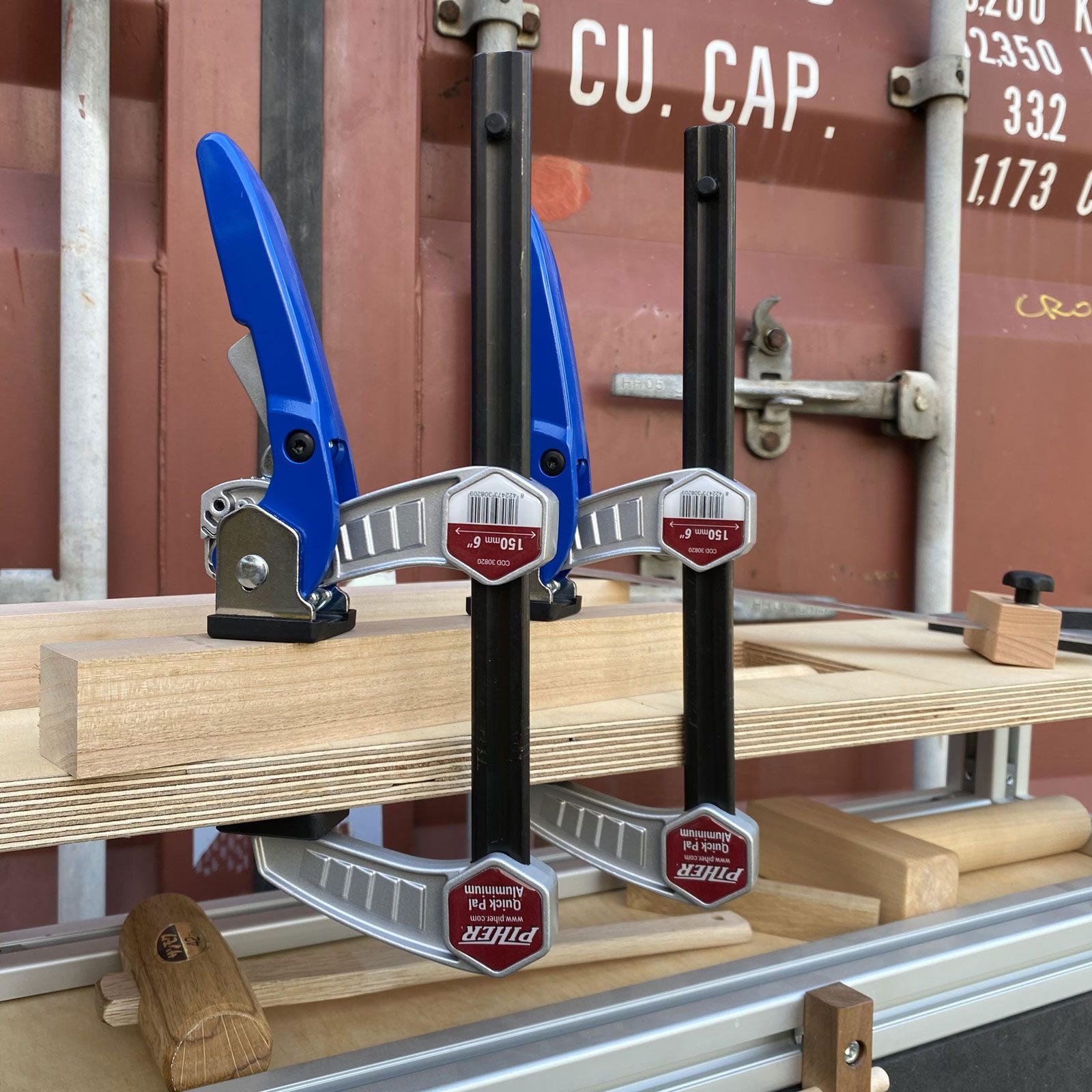 Piher Schraubzwinge Piher PAL Alu Quick 250 kg Zwinge 15 cm, (Stück)