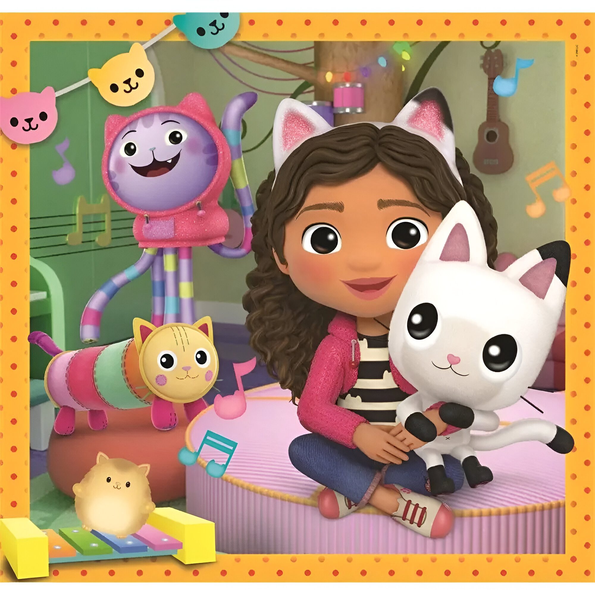Gabby's Dollhouse Puzzle Gabbys Dollhouse 3x 48 teiliges Kinder Puzzle, 144 Puzzleteile
