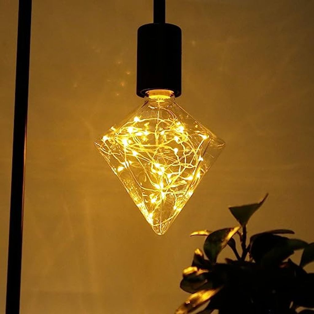 Nettlife LED-Leuchtmittel LED-Glühbirne E27 2200K 2W Rautenförmige Dekorati günstig online kaufen