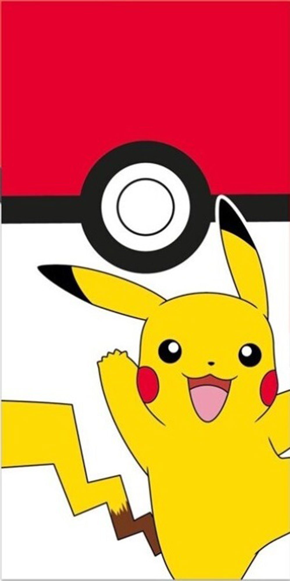 - Pokemon Baumwoll - cm Handtuch empireposter Handtuch 70x140 Pikachu Pokeball -