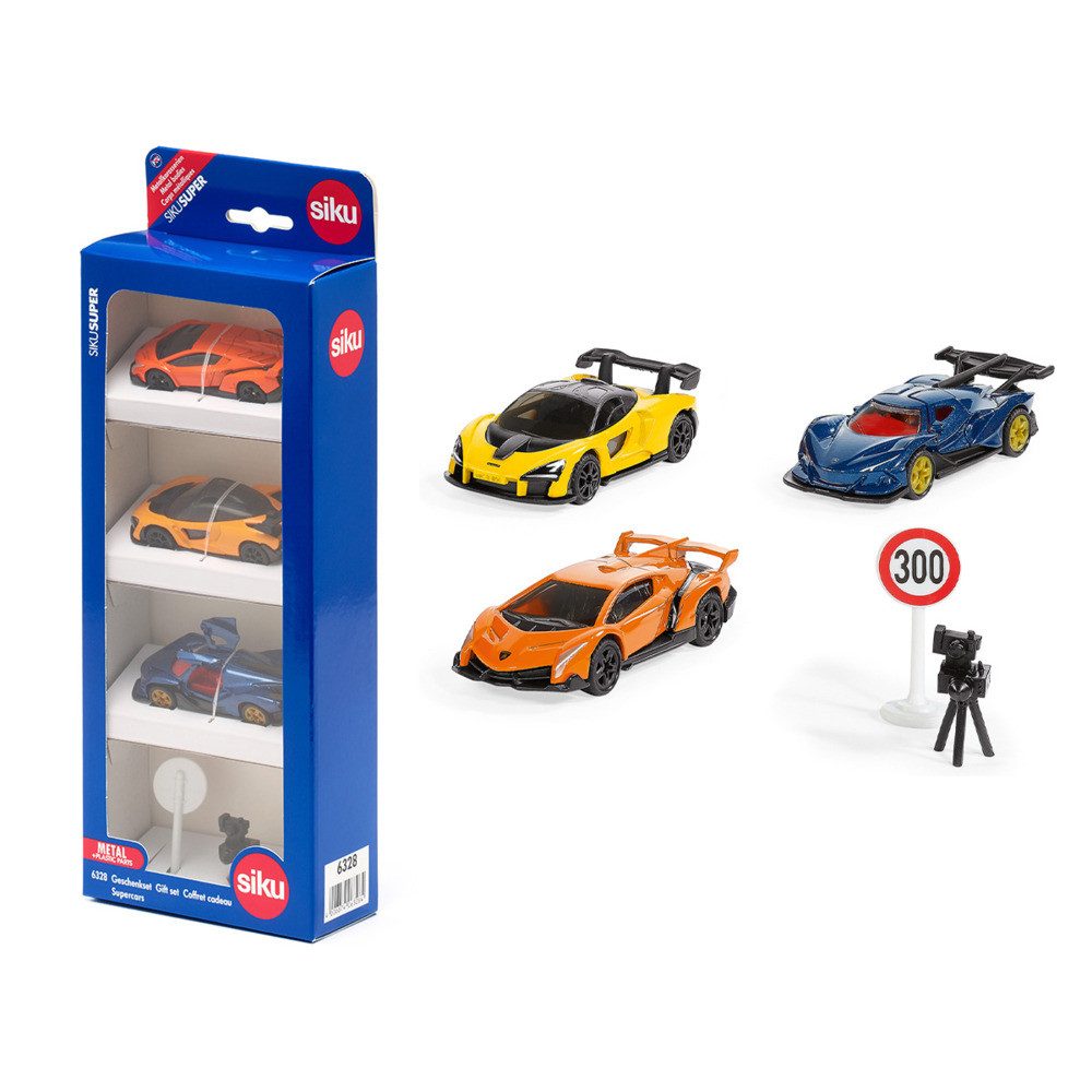 SIEPER Modellauto siku Geschenkset Supercars 5 Teile