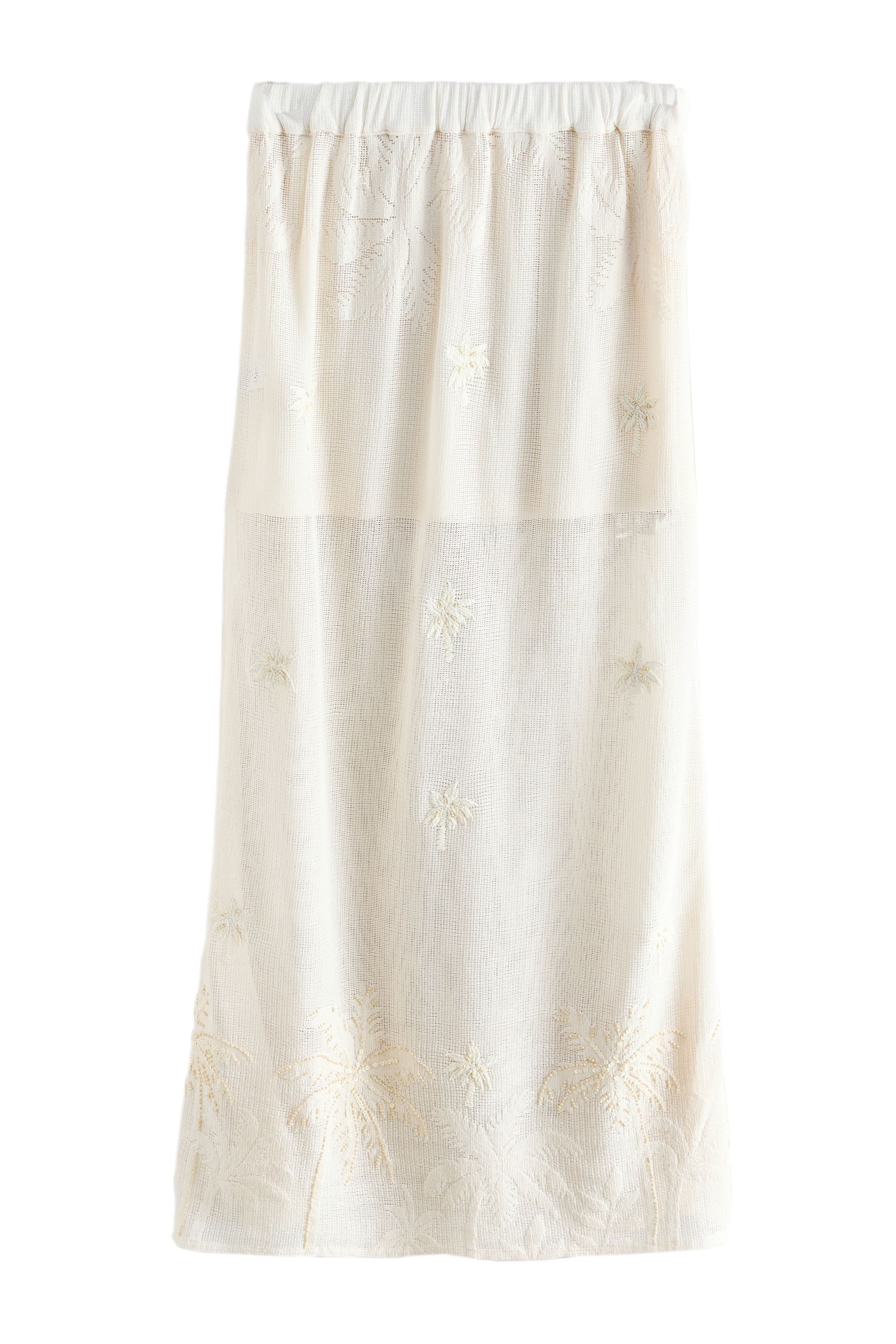 Next Strickrock Gehäkelter Rock mit Palmendetail (2-tlg)