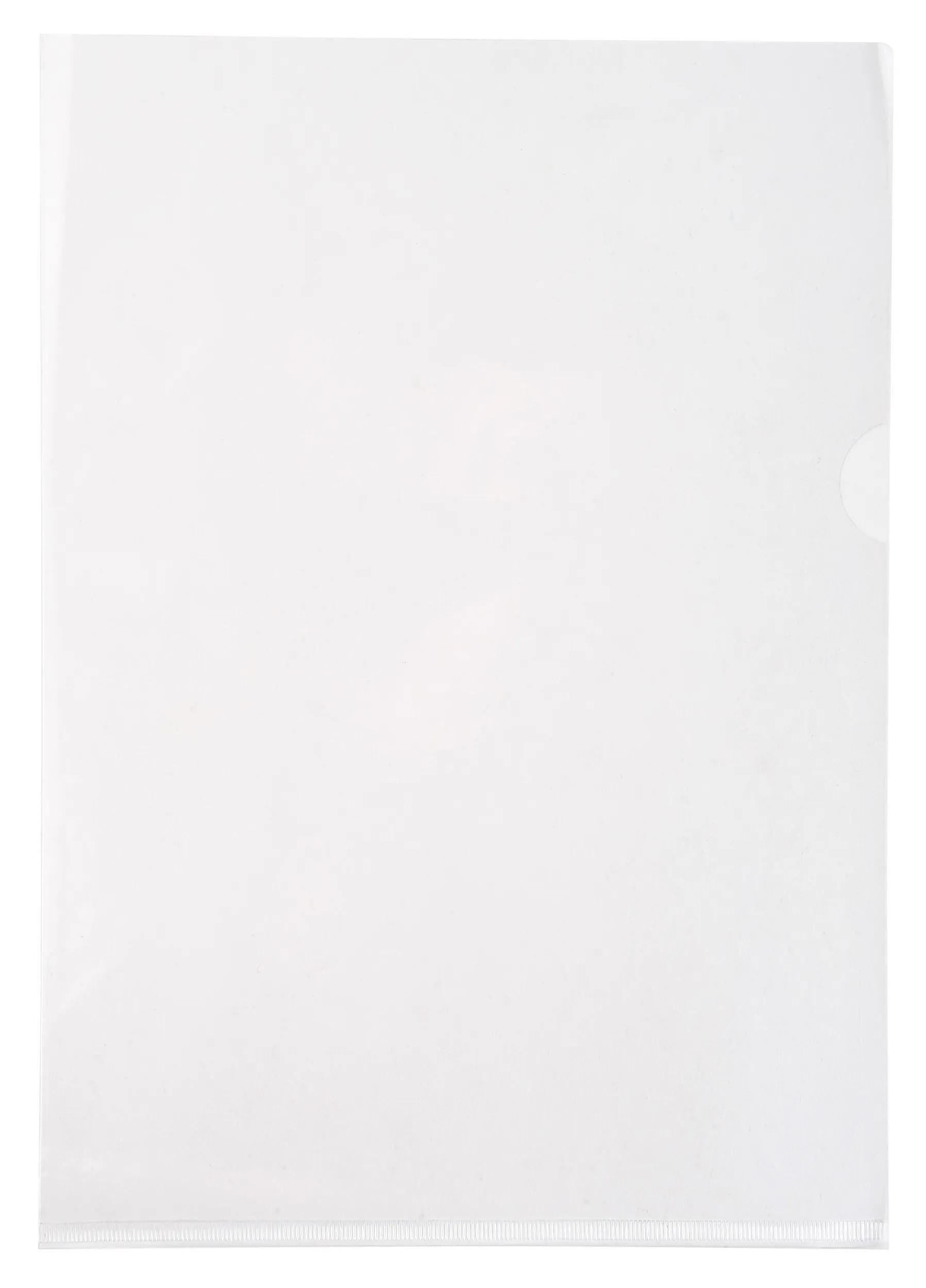 EXACOMPTA Prospekthülle Pack 100 Aktensichthüllen glattem festem PVC 130µ A4 Kristall 661230E, Aktensichthüllen