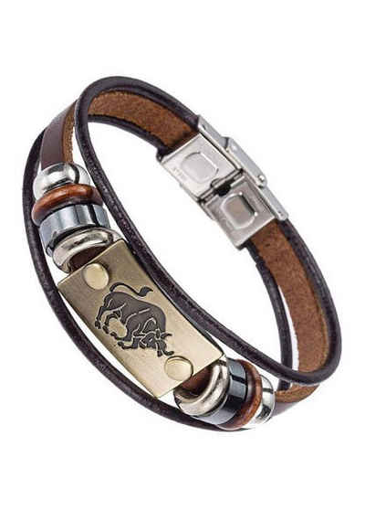 Firetti Armband »Sternzeichen«, Made in Germany - mit Hämatit - mit Holz