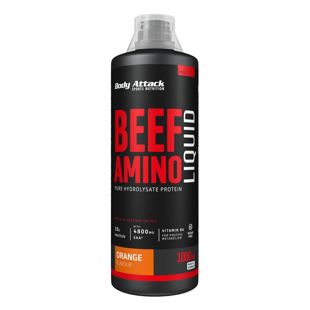 Body Attack Body Attack Beef Amino Liquid - 1000 ml Flasche Flüssig