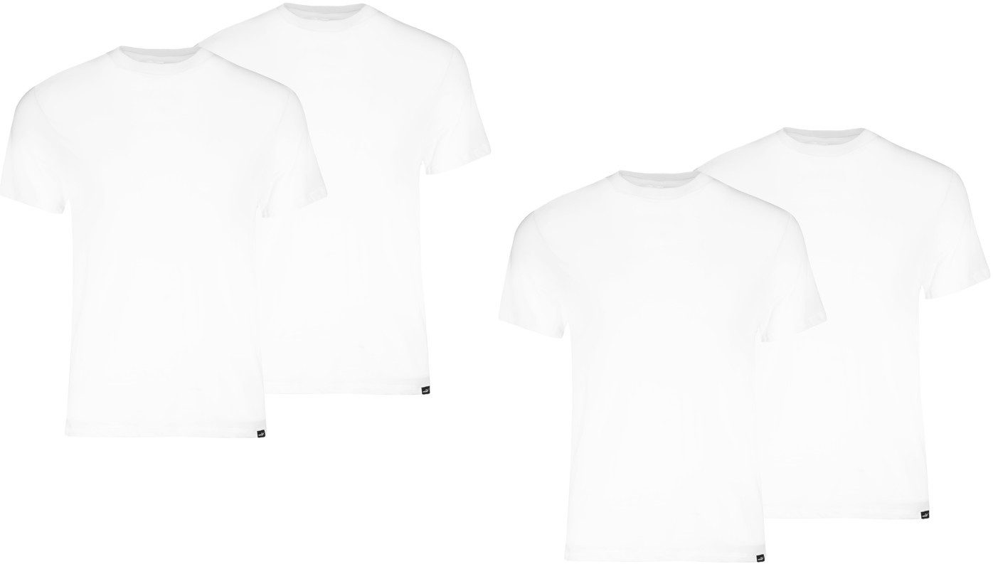 Unterhemd Puma Elements T Shirt Rundhals Unterhemd für Herren im 4er Pack