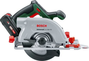 Bosch Home & Garden Akku-Handkreissäge UniversalCirc 18V-53, Set, inkl. Akku und Ladegerät