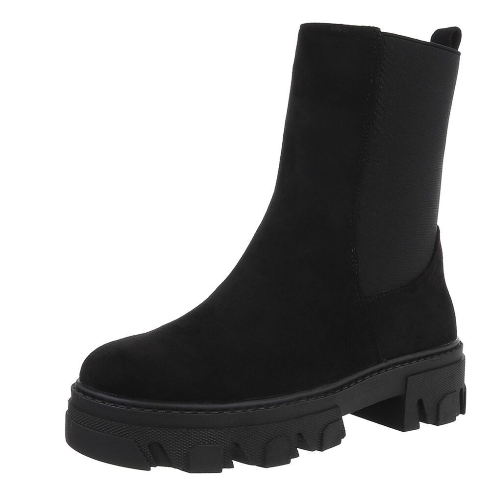 Ital-Design Stylische Stiefelette mit robuster Sohle günstig online kaufen