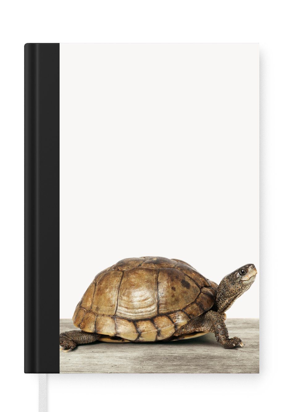 MuchoWow Notizbuch Schildkröte - Junge - Tiere - Kinder - Mädchen, Journal, Merkzettel, Tagebuch, Notizheft, A5, 98 Seiten, Haushaltsbuch