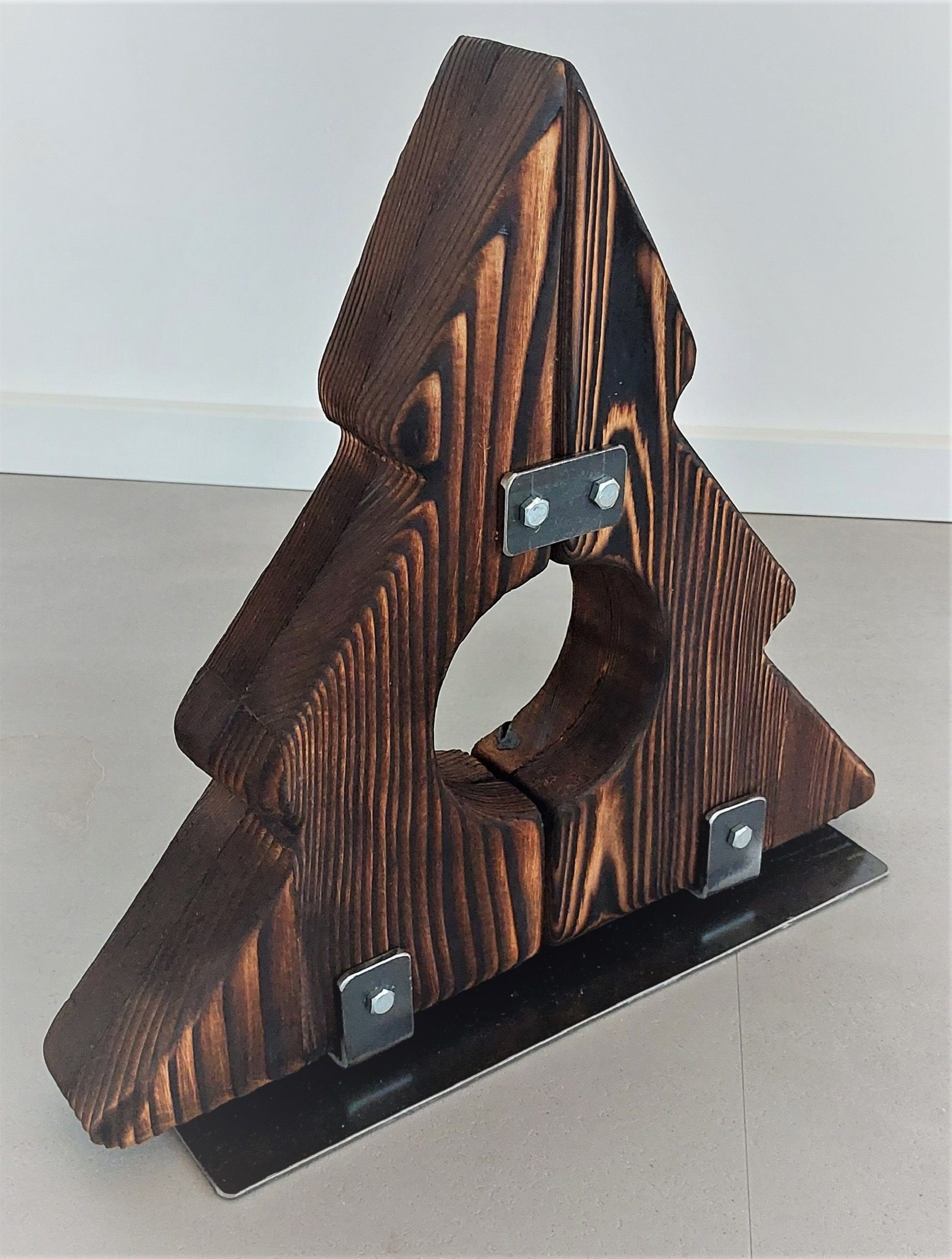 CHYRKA Künstlicher Weihnachtsbaum Tannenbaum Holz Weihnachtsdeko Deko Holzbaum Tanne