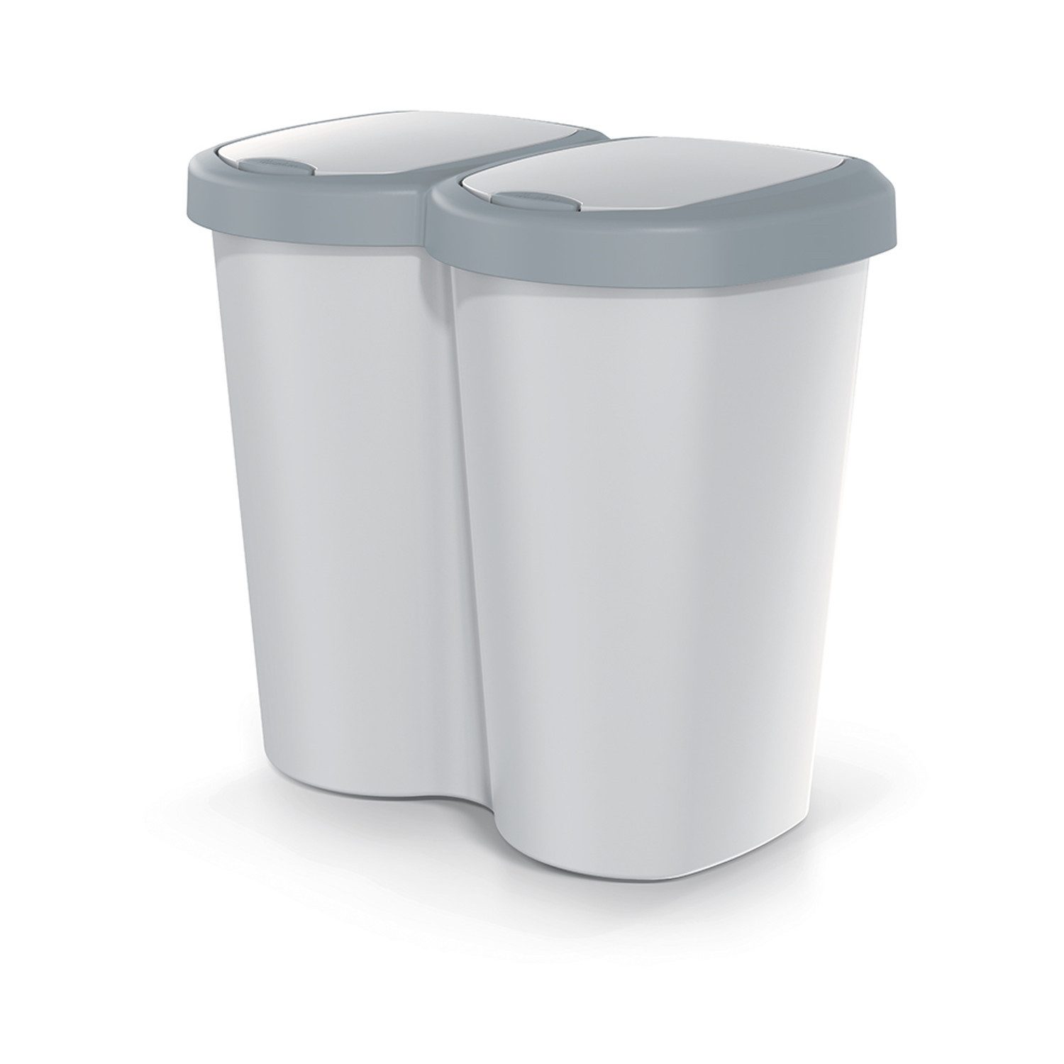 Keden Mülleimer Compacta B Duo 40 L, ein Fach, zwei Deckel