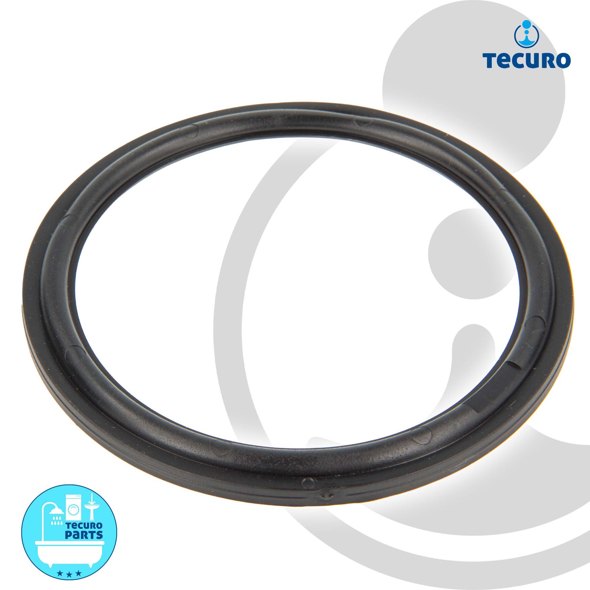 tecuro Siphon Gummi-Dichtung für Siebkorb 3 1/2" Ø 110 mm x Ø 86 mm x 5 mm – Bild 3 von 5