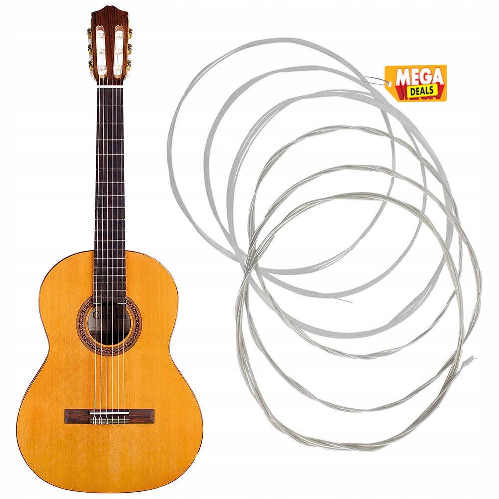 Gitarrenmechanik-Set Gitarrensaiten Konzertgitarren-Saiten Akustikgitarre Nylon Saiten