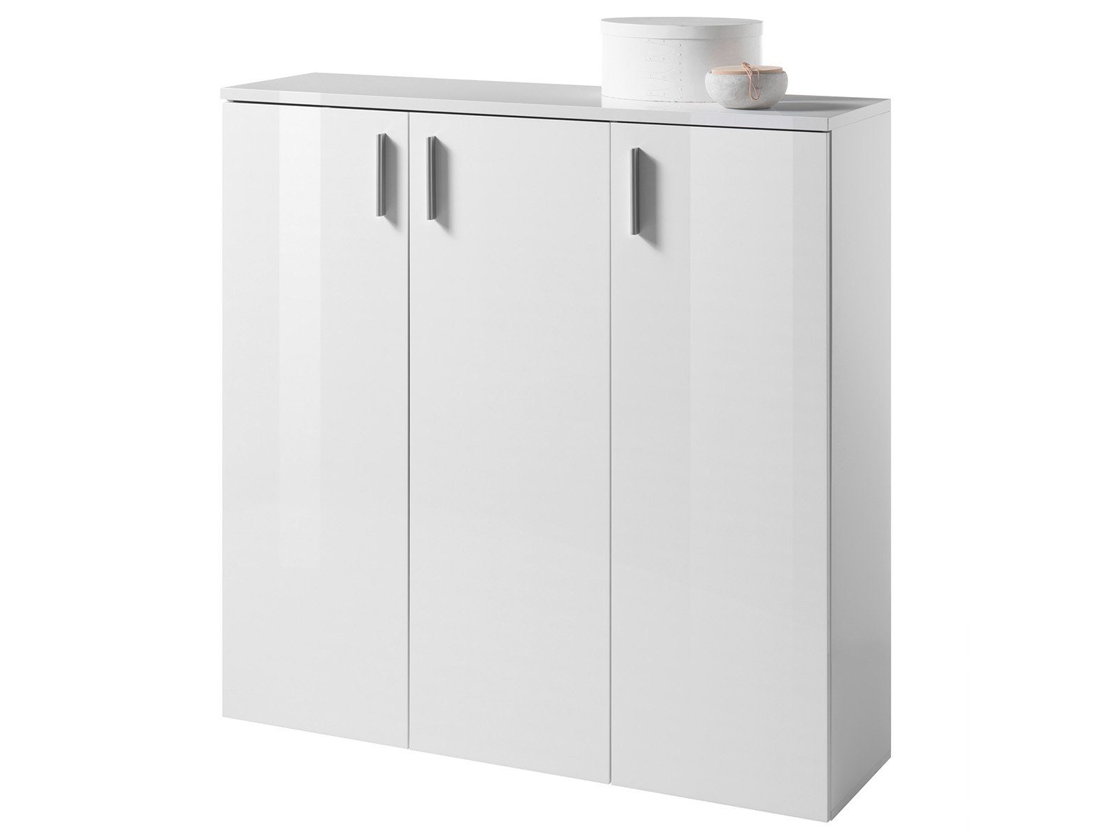 PREISBRECHER Schuhschrank Leupold 120 x 120 x 35 cm (B/H/T)
