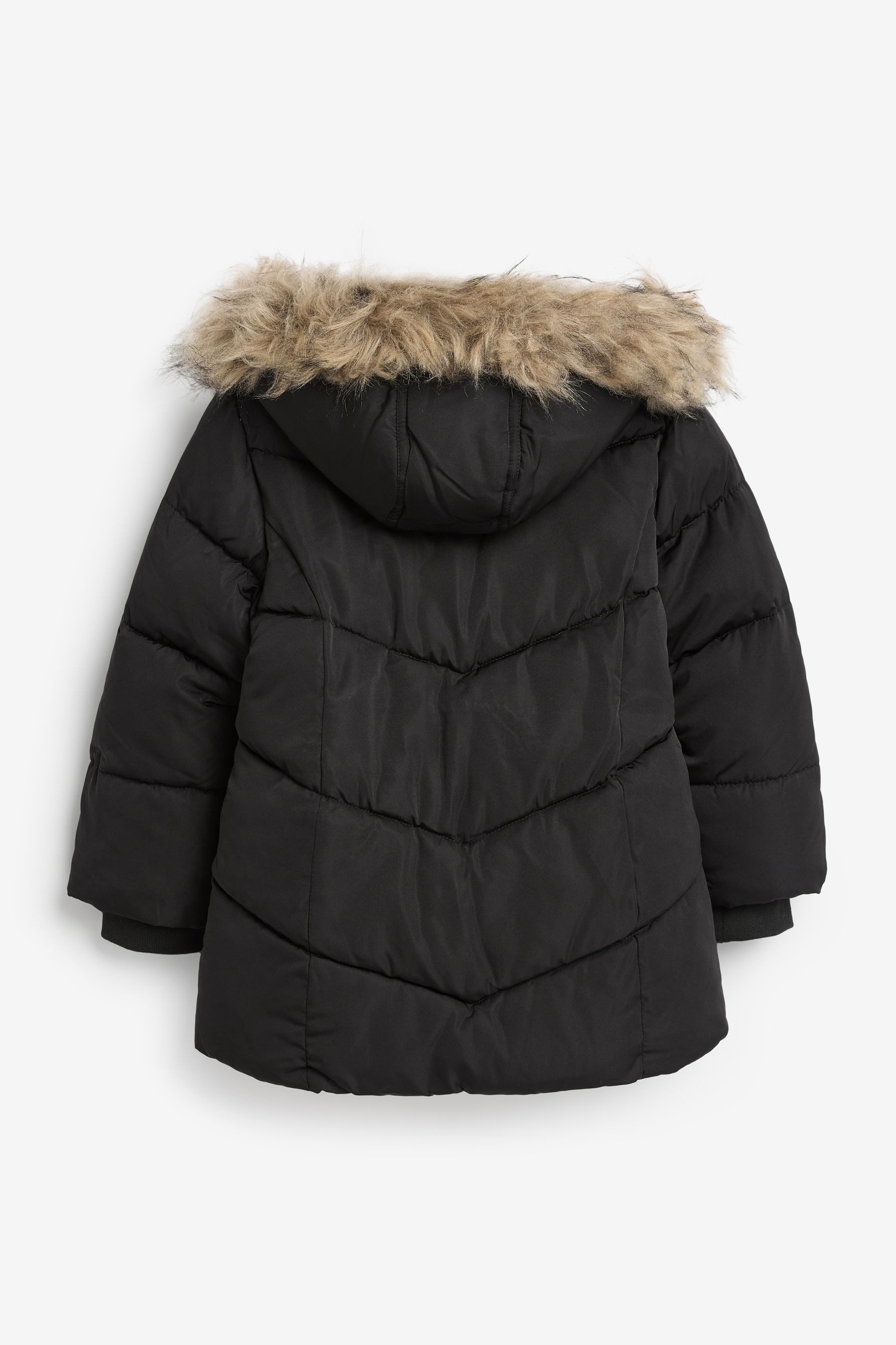 Next Steppmantel Wasserabweisende Steppjacke mit Kunstfell (1-tlg)