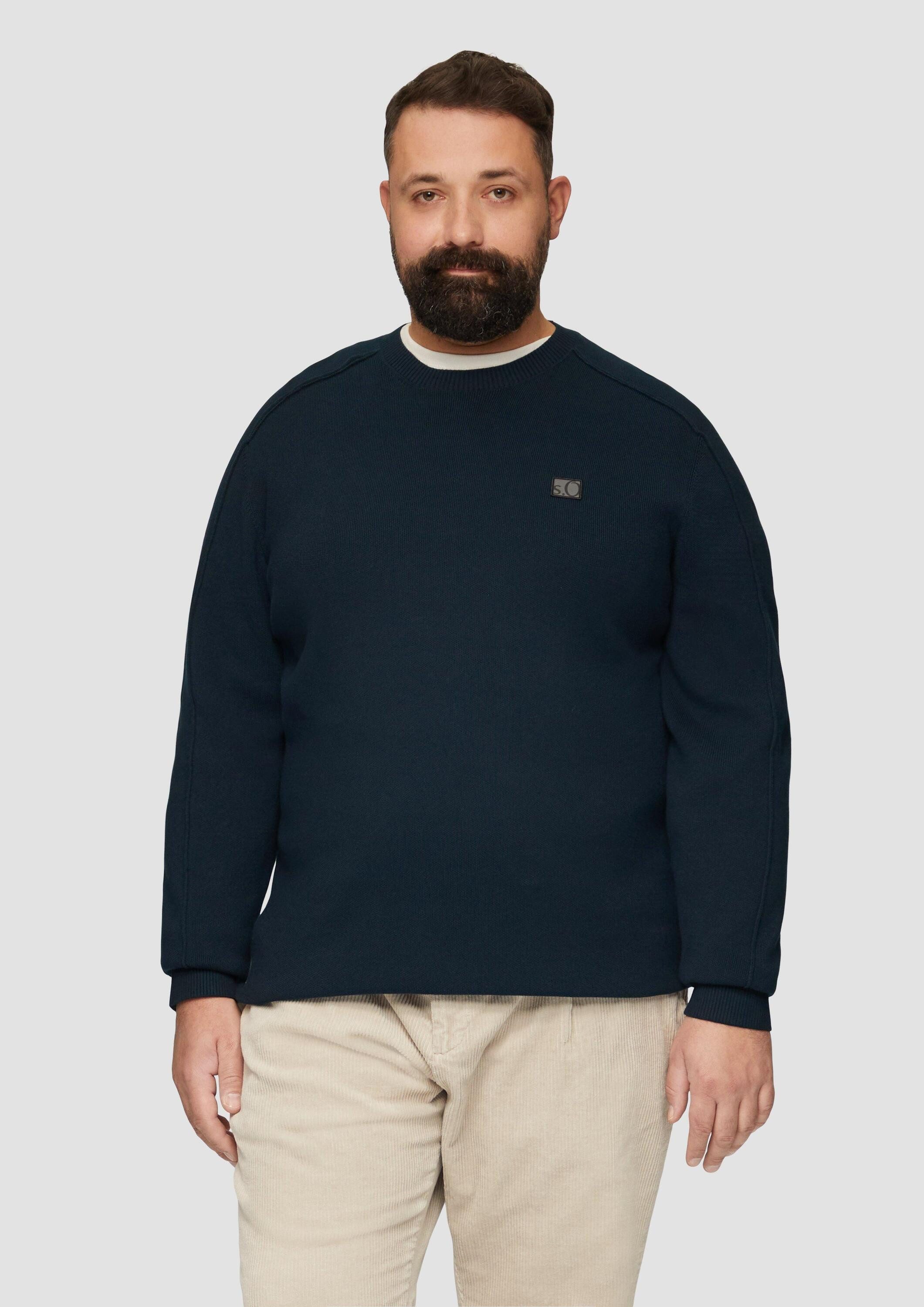 s.Oliver Longpullover Strickpullover (1-tlg) günstig online kaufen