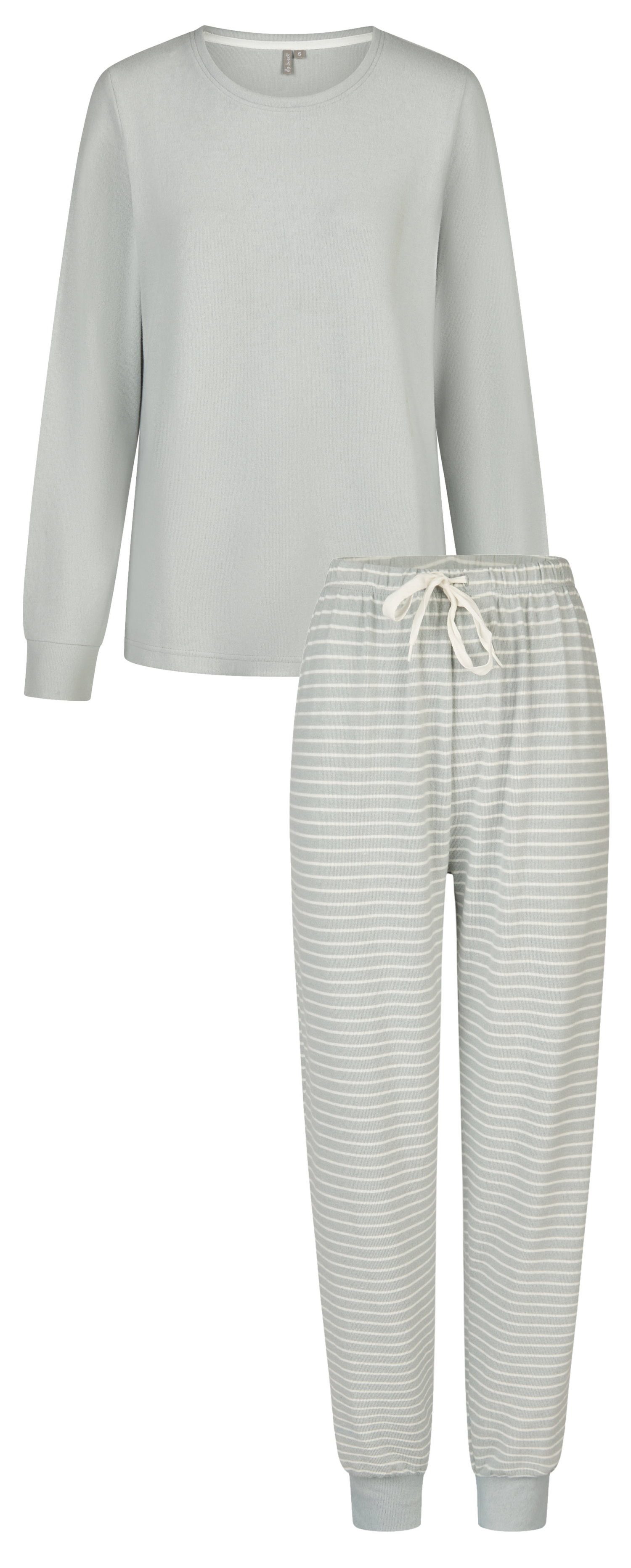 By Louise Schlafanzug Damen Pyjama auch als Hauanzug (2 tlg) Ringel oder He günstig online kaufen