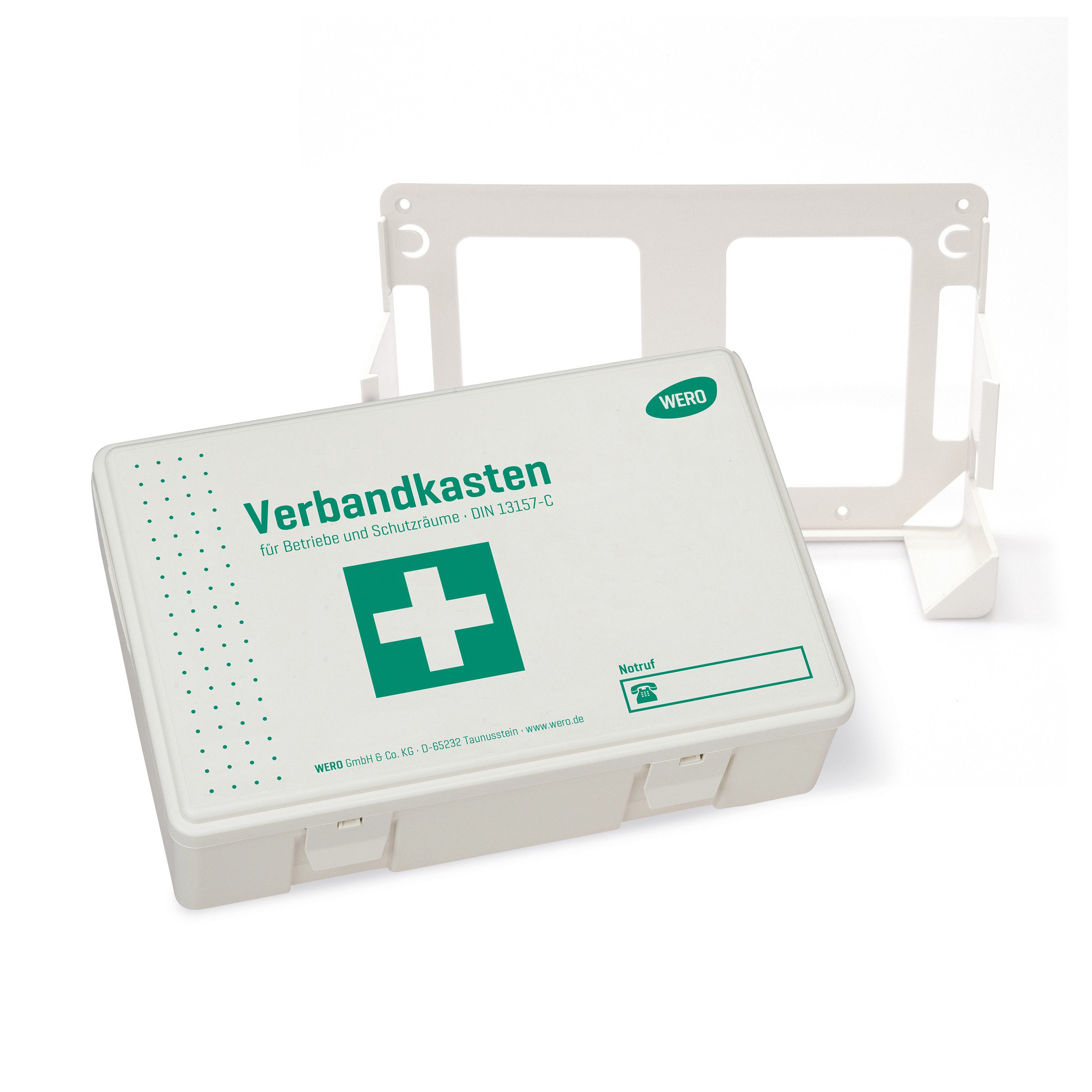 WERO Erste-Hilfe-Koffer Verbandkasten DIN 13157-C für Betriebe und Schutzräume