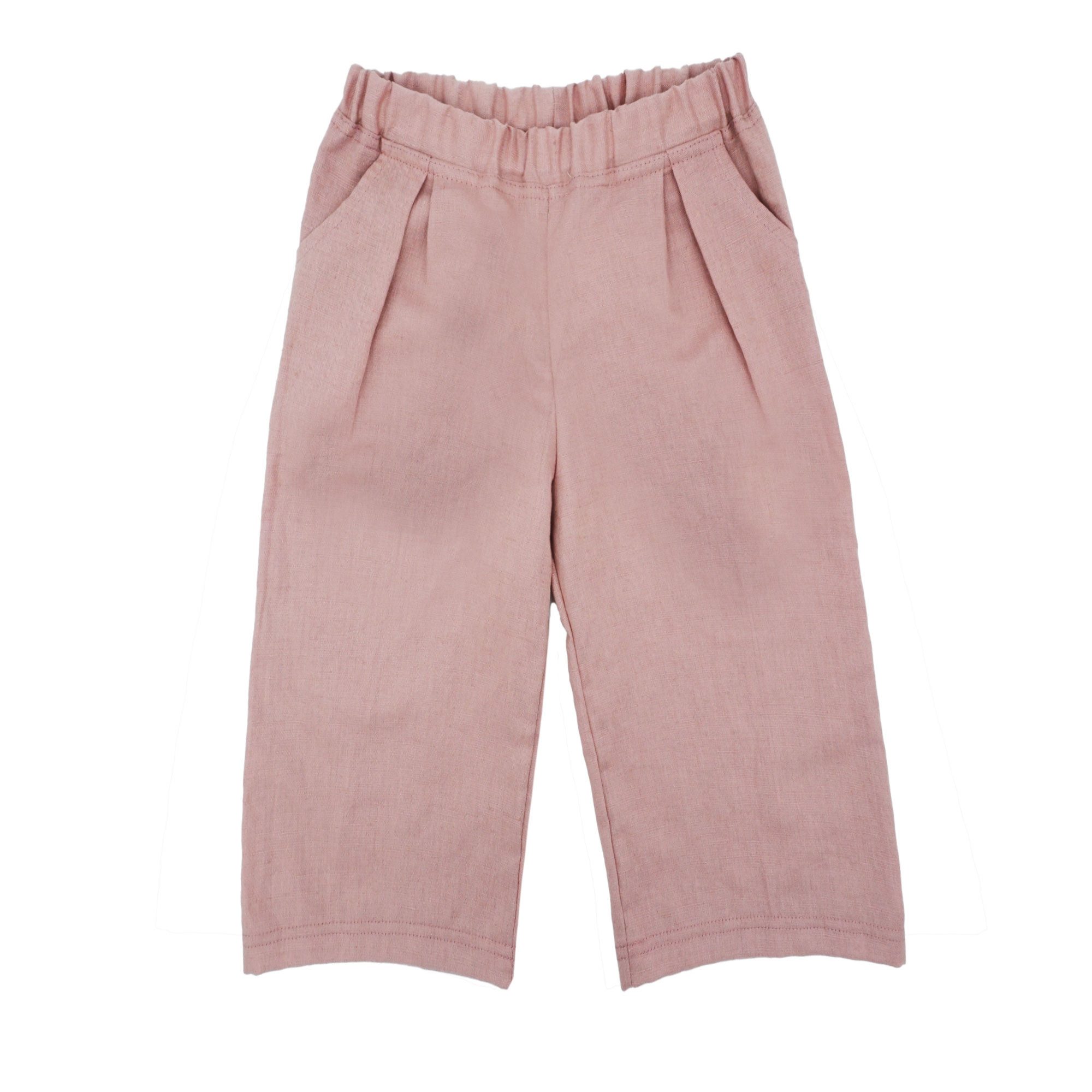 MAXIMO 7/8-Hose (1-tlg) rosa, Culotte, Leinenoptik, Kleinkind, Mädchen